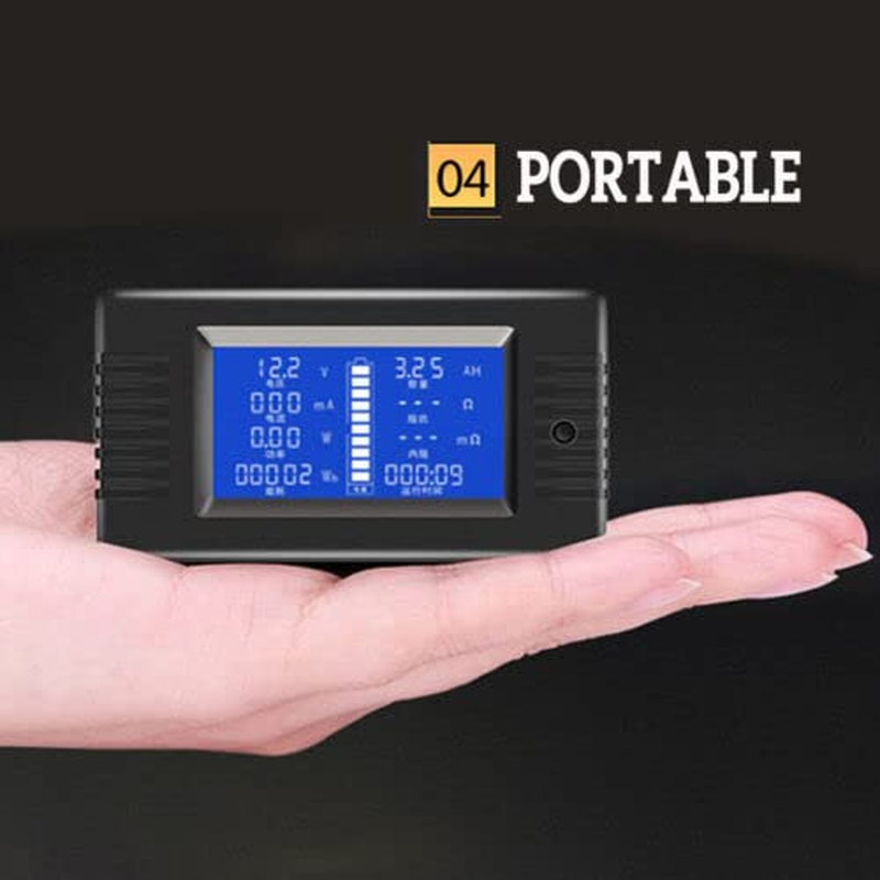 200A LCD Display DC Battery Monitor Meter 200V Voltmeter Amp for RV System image number 5