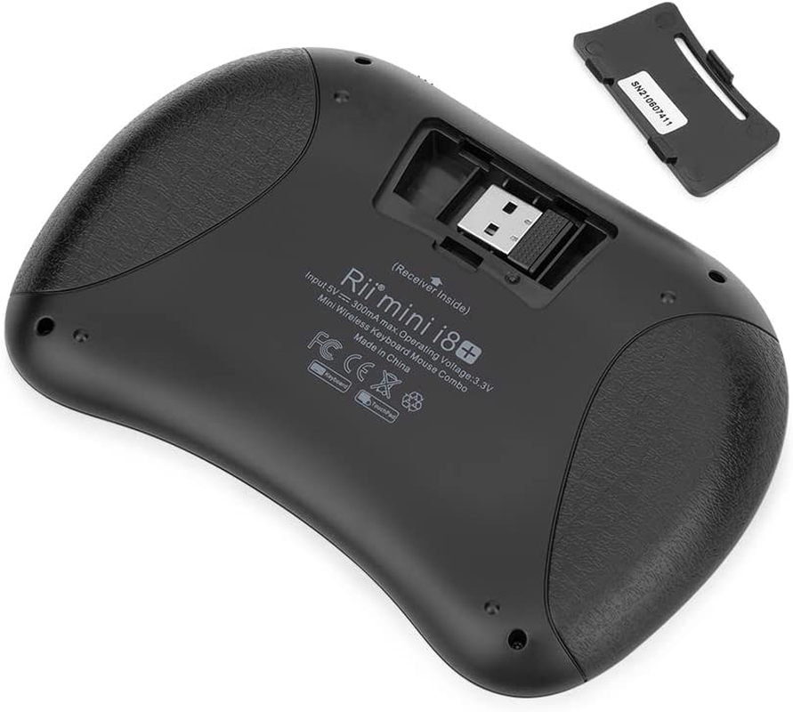 Rii Mini Bluetooth Keyboard with Touchpad＆Qwerty Keyboard, Backlit Portable Wireless Keyboard for Smartphones/Laptop/Pc/Tablets/Windows/Mac/Tv/Xbox/Ps3/Raspberry Pi image number 3