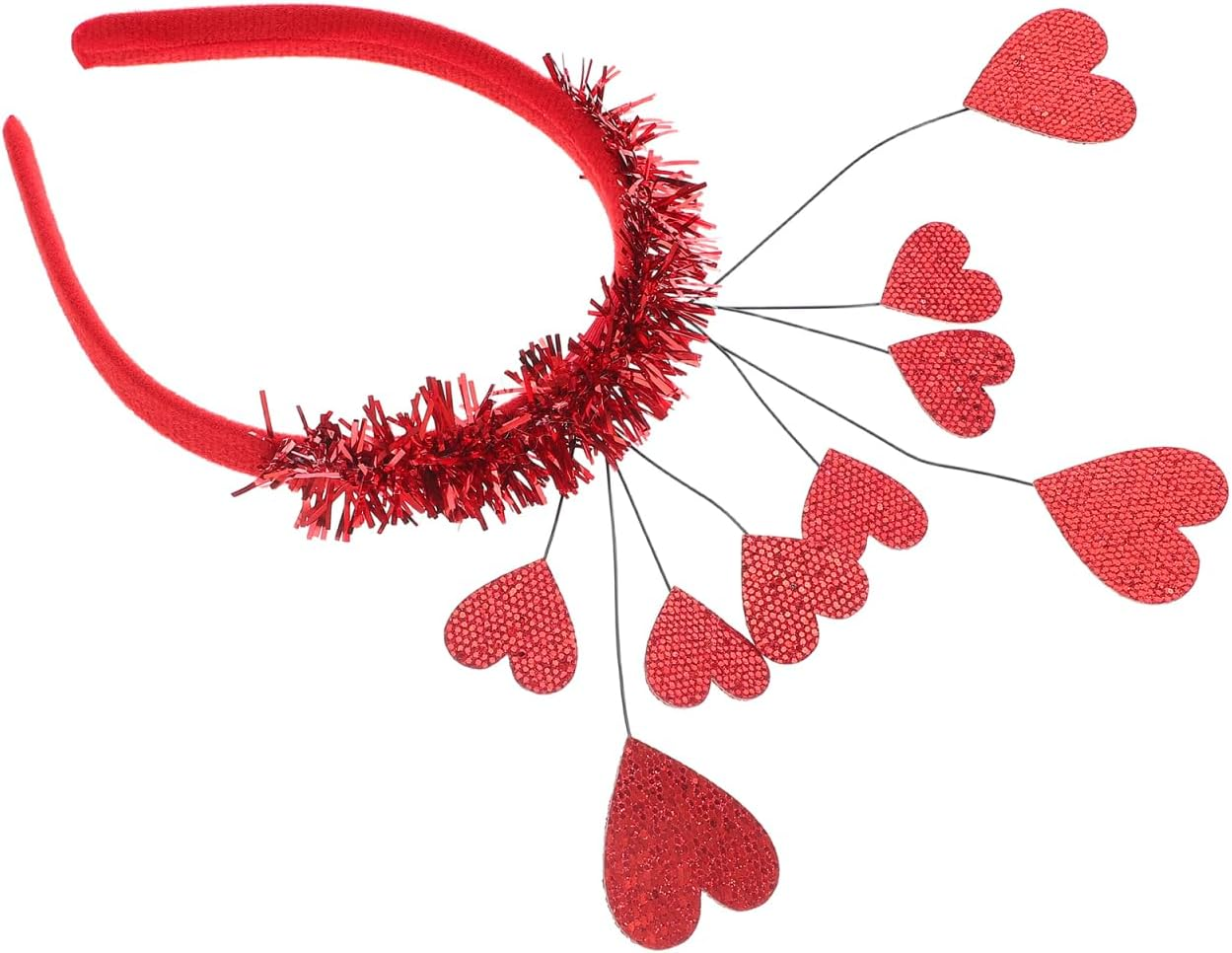 VICASKY Heart-Shaped Headband for Valentine'S Day, Unique Hair Accessory for Parties, Weddings and Creative Occasions, Stylish and Appealing, Women as a Gift, Loved One image number 5