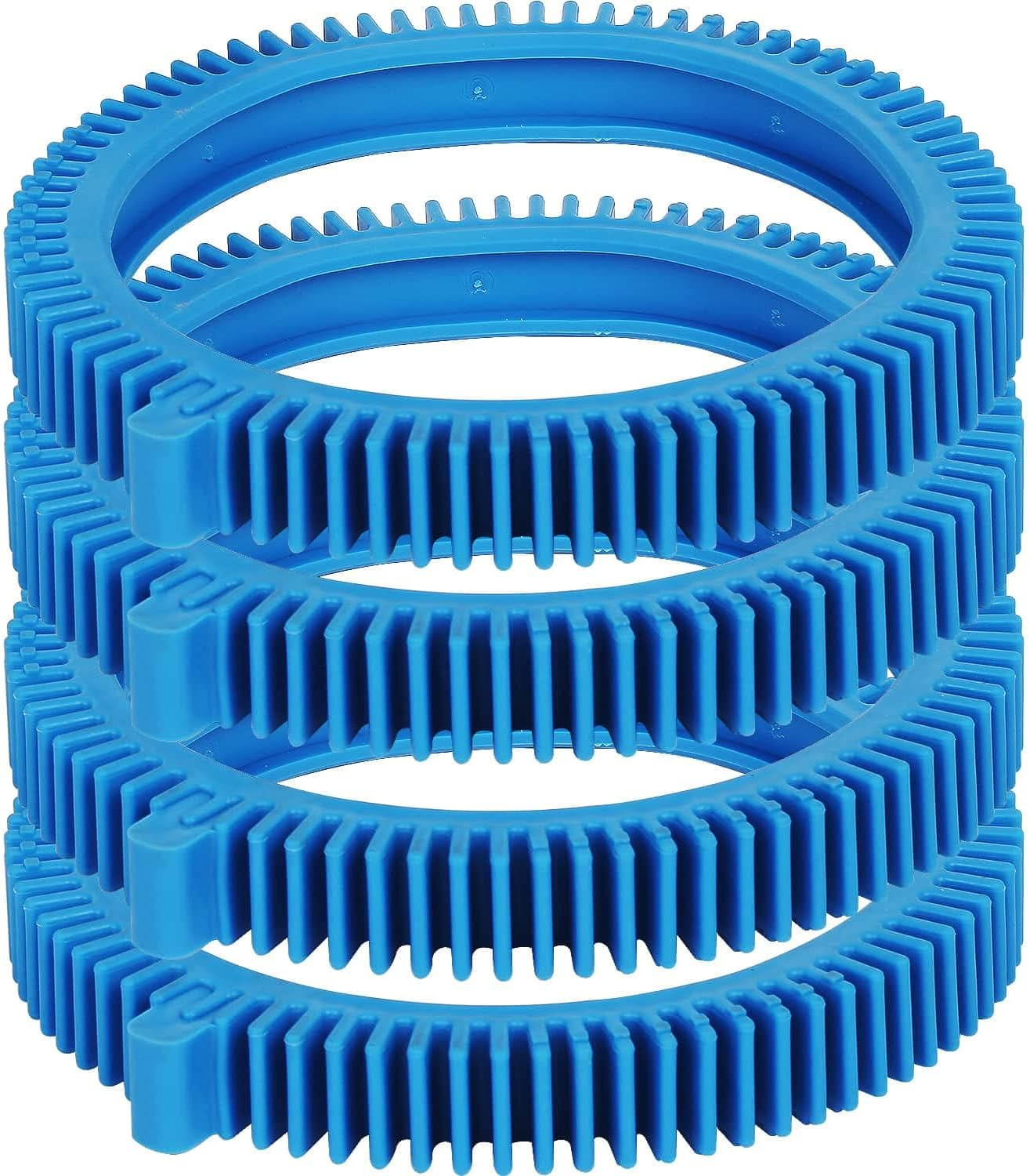 Seentech 896584000-143 Pool Cleaner Front Tire Kit with Super Hump by - Compatible with Poolvergnuegen and Hayward Phoenix Cleaners - Pool Blue Standard Back Tire (4-Pack) image number 3