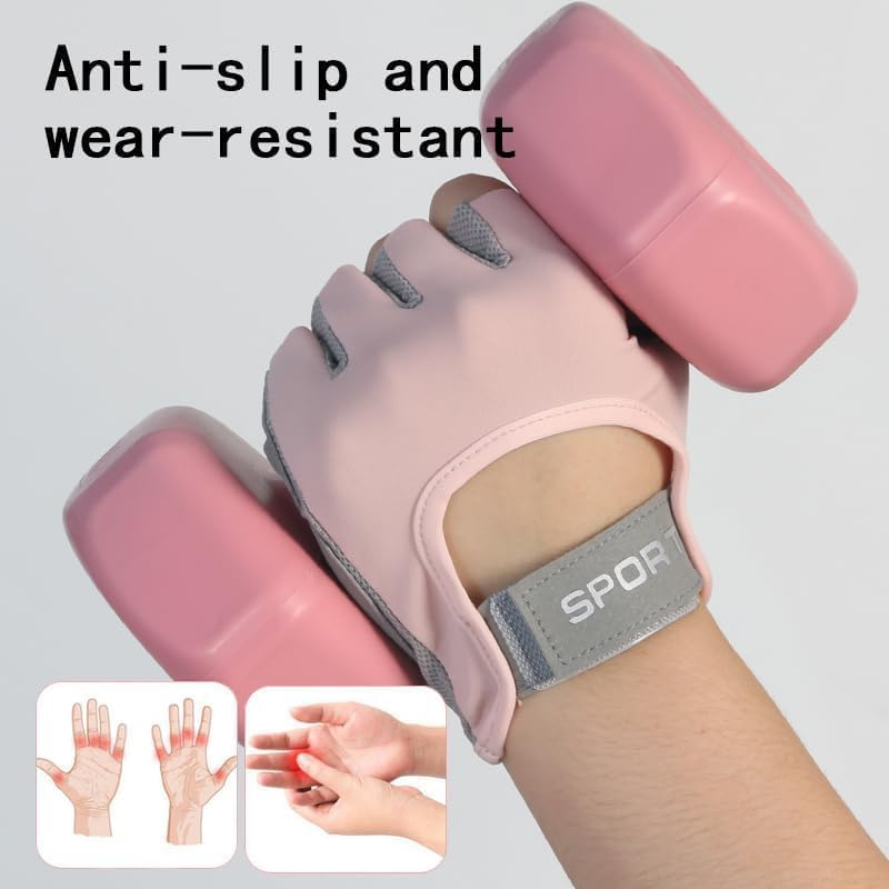 Liyquint Ventilated Gym Workout Gloves with Wrist Support for Women - Professional Weight Lifting Gloves for Gym Training, Fitness, Exercise, Hanging, Pull Ups