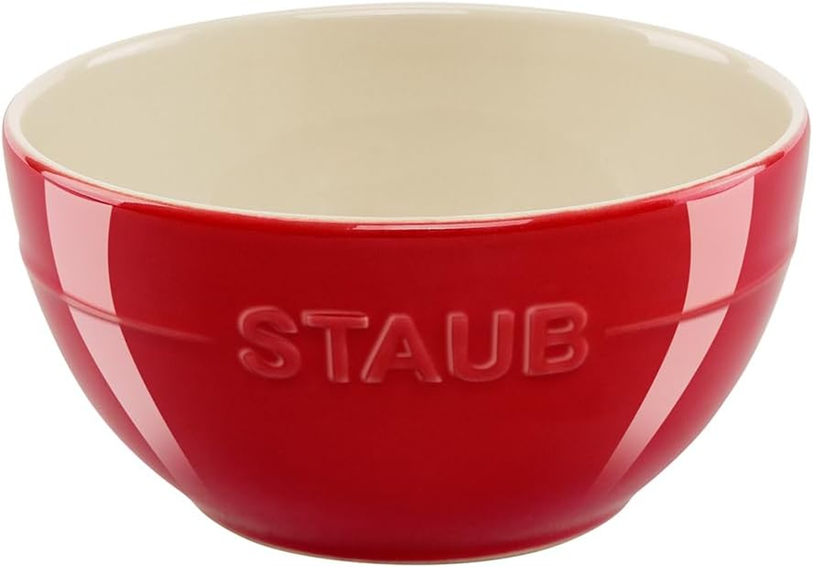 Staub Dish 40508-221 Ramkan, 3.7 Inches (9.5 Cm), 2-Piece Set, Cherry Made in Portugal, Ceramic Au Gratin Dish, Oven, Microwave Safe image number 3