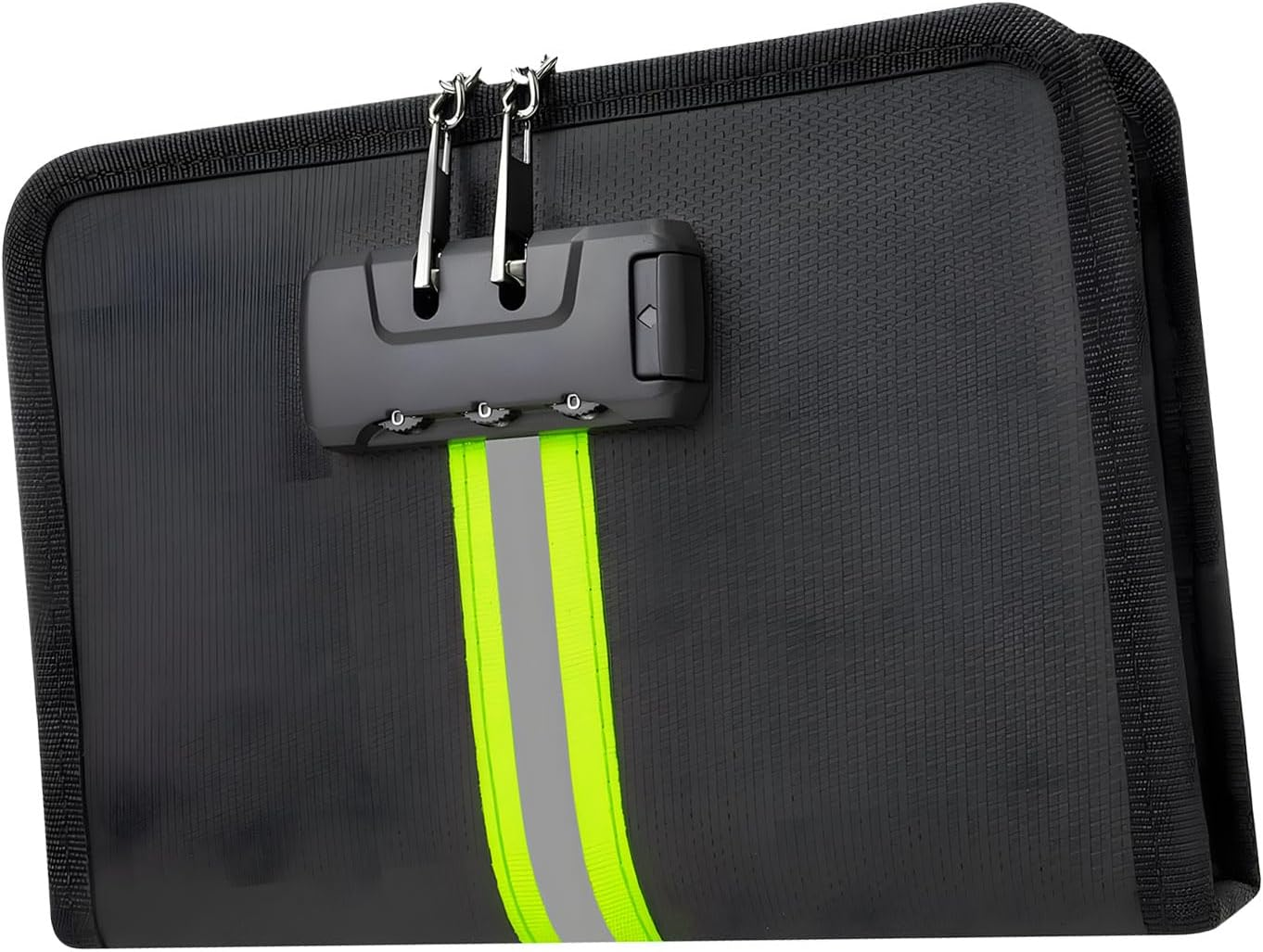 Multifunctional Non-Flammable Storage Bag Secure Passcode Security Slide Permanent Home Work Travel Use Combination image number 2