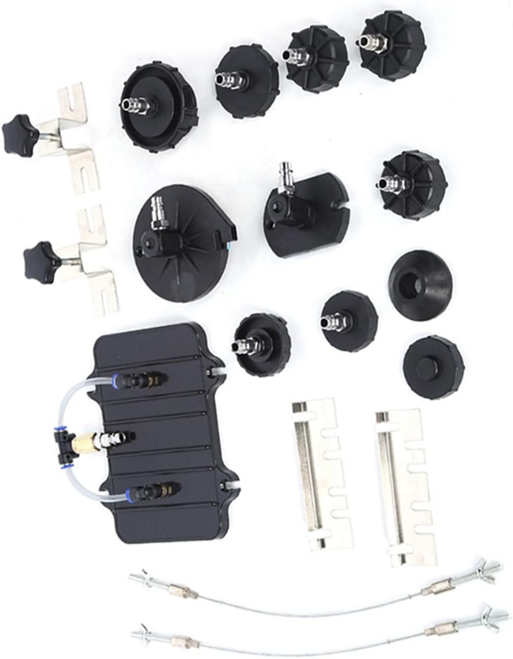 Compressed Air Brake Bleeder Adapter Steel Quick Connection Set for Most Vehicles image number 4