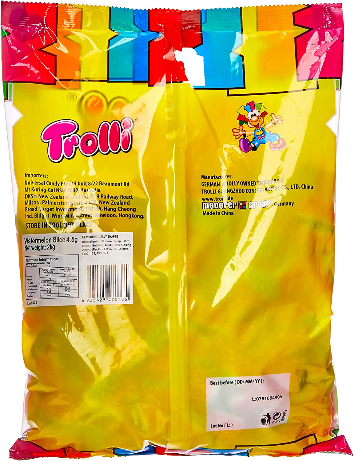 Trolli Watermelon Slice Candy 2 Kg image number 1