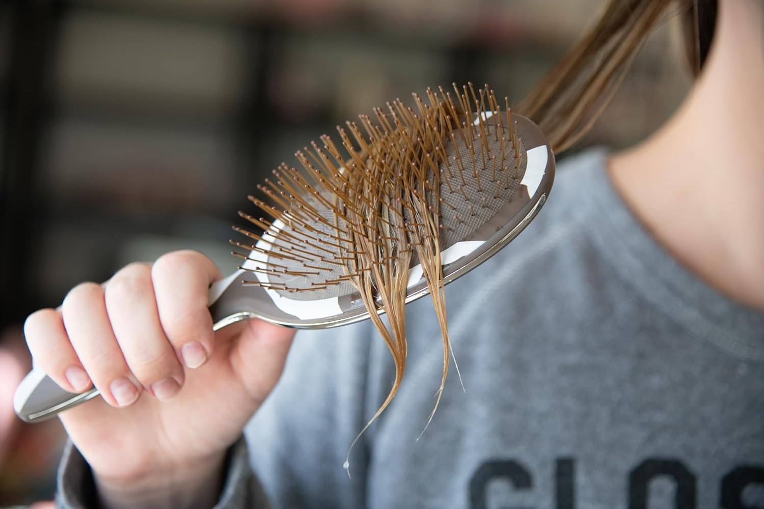 FRAMAR Curly Hair Detangler Brush - Cow Print Hairbrush for Wet, Thick Hair - Women'S Cute Cow Stuff Brush image number 3