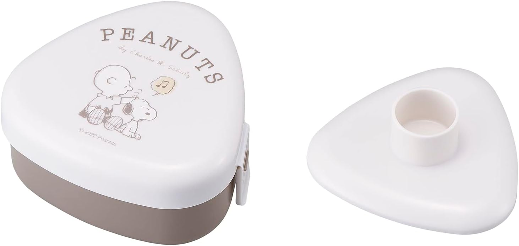 OSK LS-20PB 2P Rice Ball Case, Set of 2, Antibacterial, Lunch Box, 9.8 Fl Oz (290 Ml), White, Made in Japan, Press, Microwave Safe, LS-20PB 2P