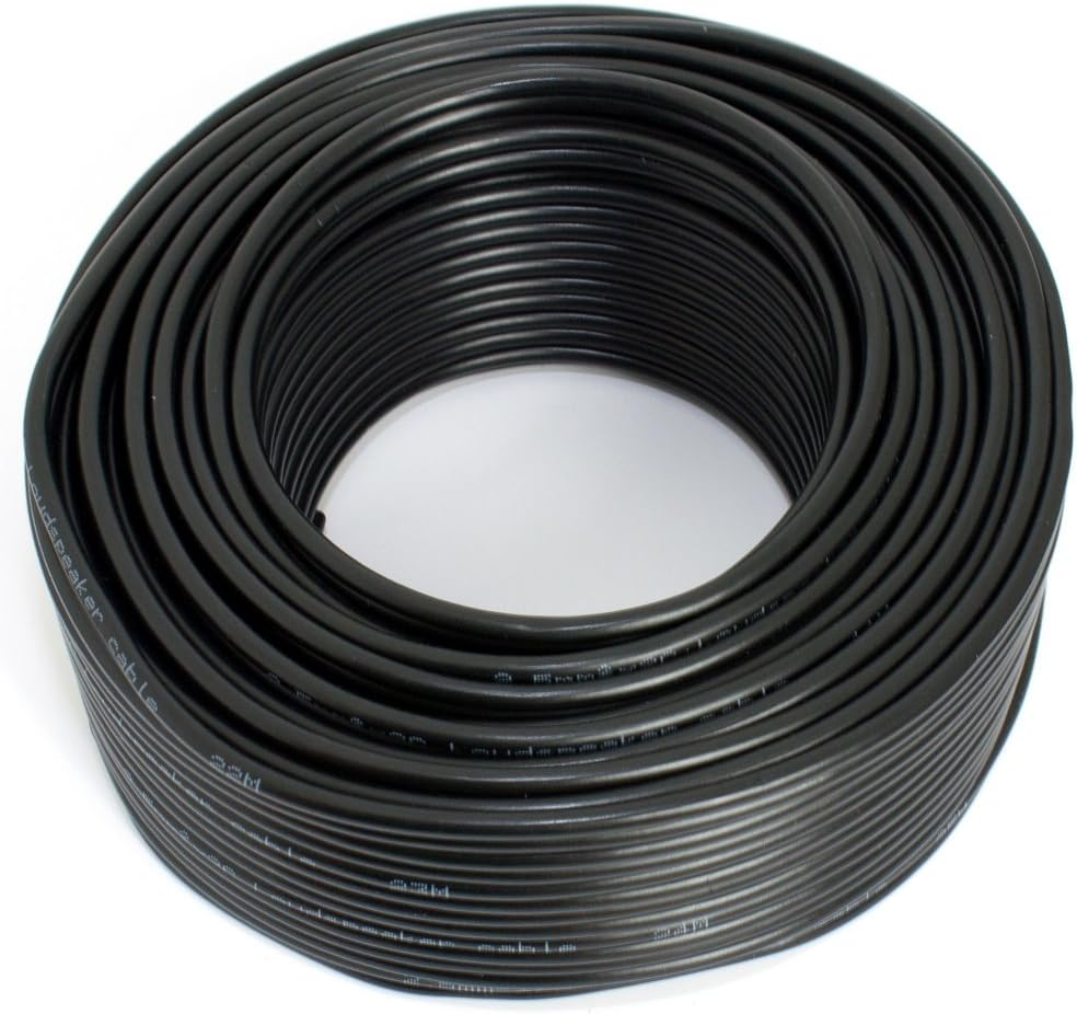 Speaker Cable 2 X 2.50 Mm&sup2; 10 M Black CCA Audio Cable Speaker Cable image number 3