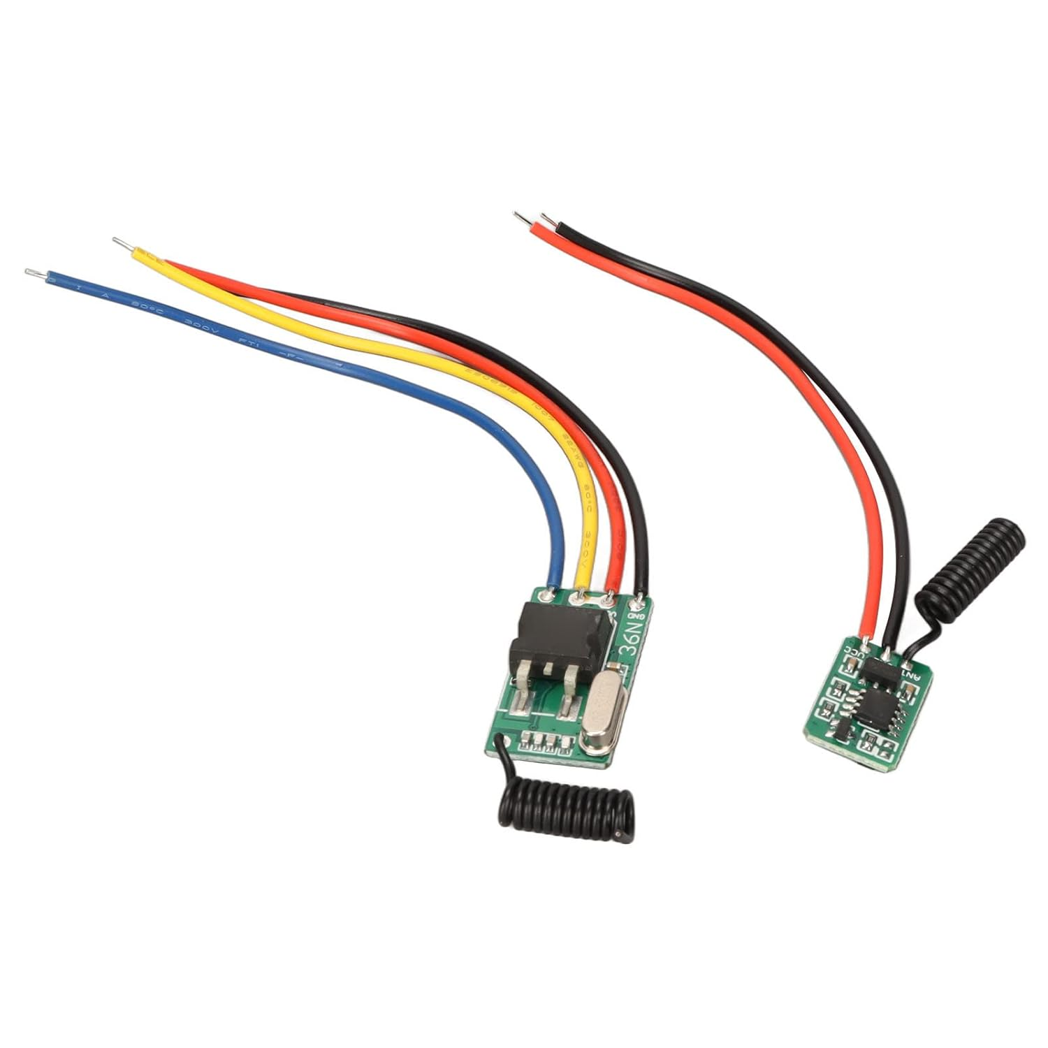 Mini Relay Remote Momentary Switch, Small RF Transmitter 433Mhz Control Switch PCB for Home with Smoke Sensor Alarm, 100M Range image number 1