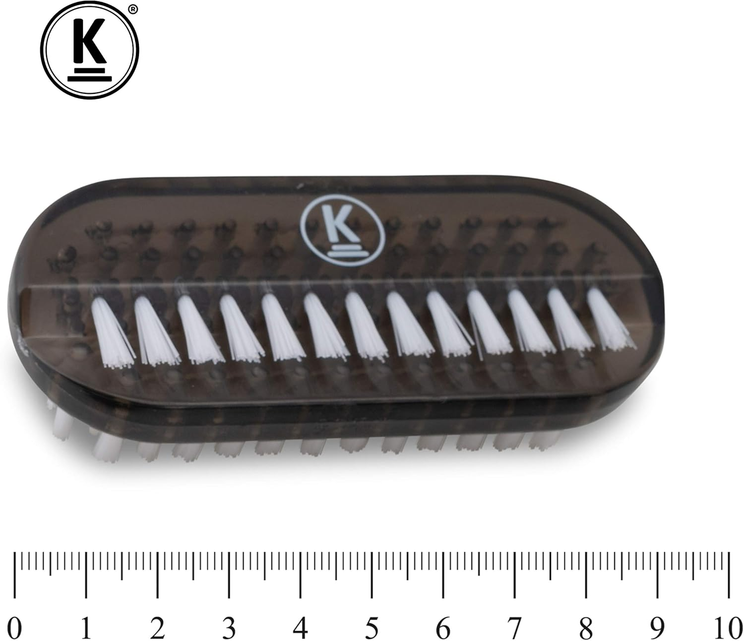 K-Pro Hand Nail Brush Hand Brush for Gel Nails Plastic Black Set of 4 image number 2