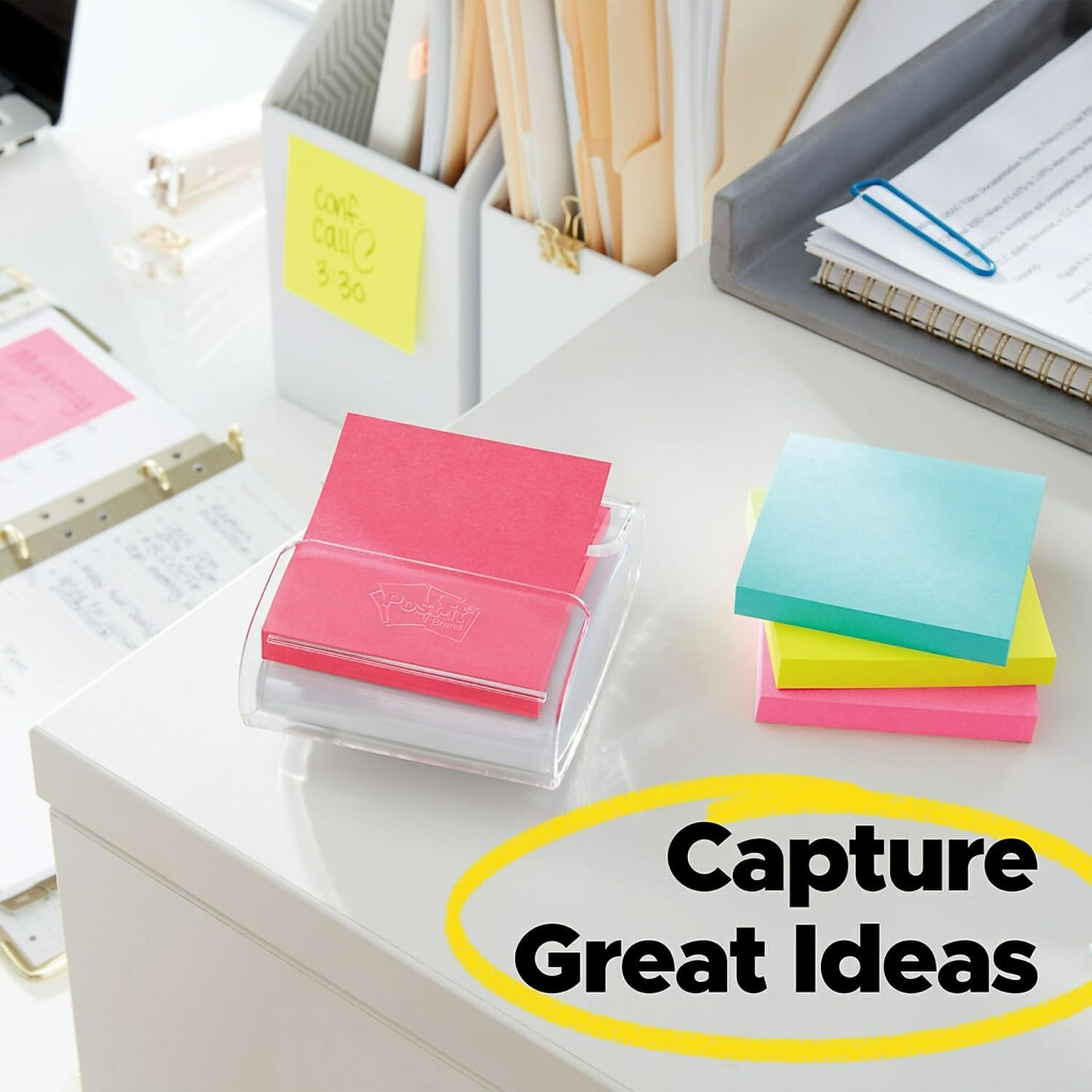 Post-It Pop-Up Notes, 3 in X 3 In, Marseille Collection, 12 Pads/Pack, 100 Sheets/Pad (R330-12AP) - 61 X 152 Mm, 12 Pads, Pink, Blue, Mint Green, Yellow image number 5