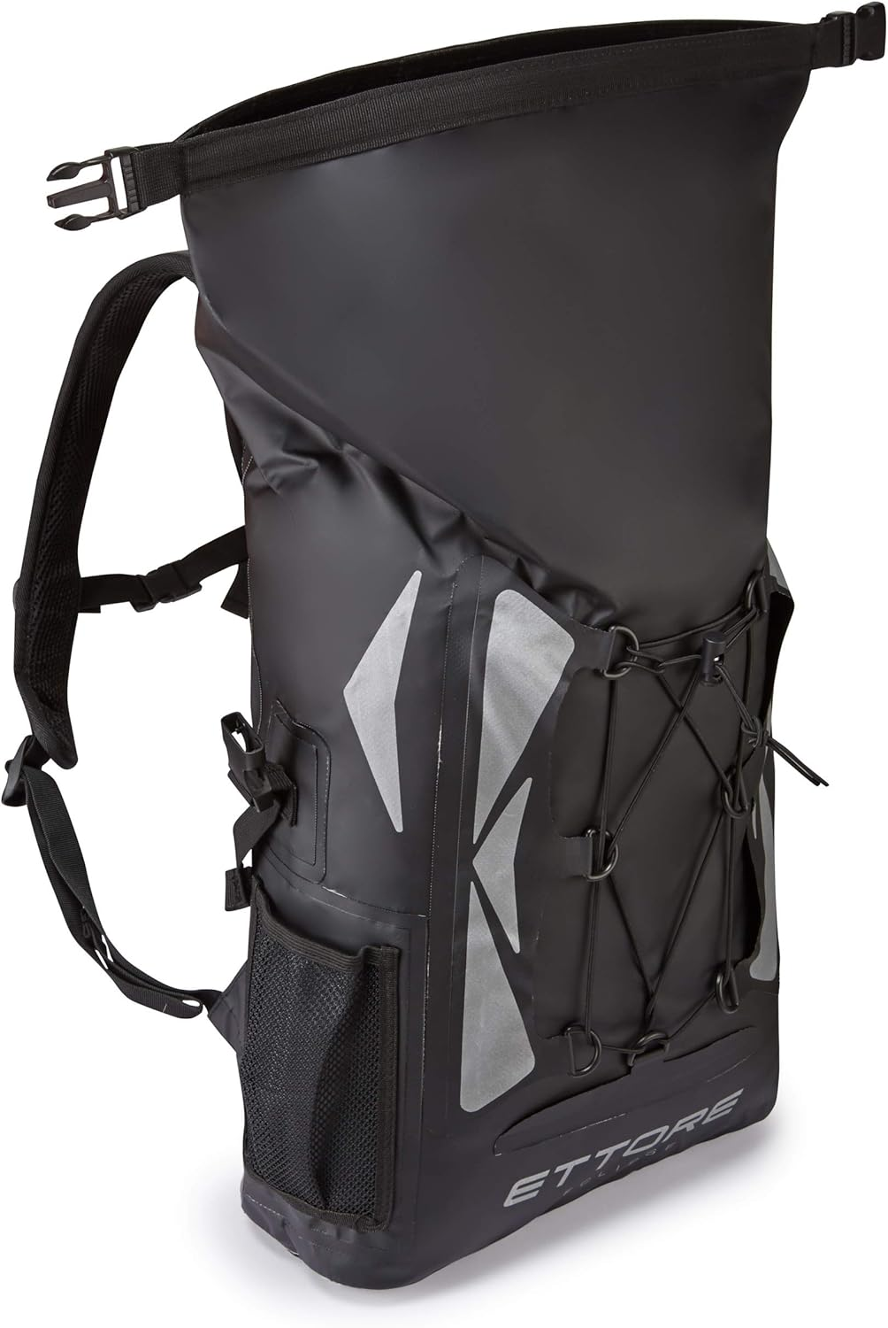 Ettore Cycling Rucksack 100% Waterproof Dry Bag 30L - Black - Eclipse image number 6