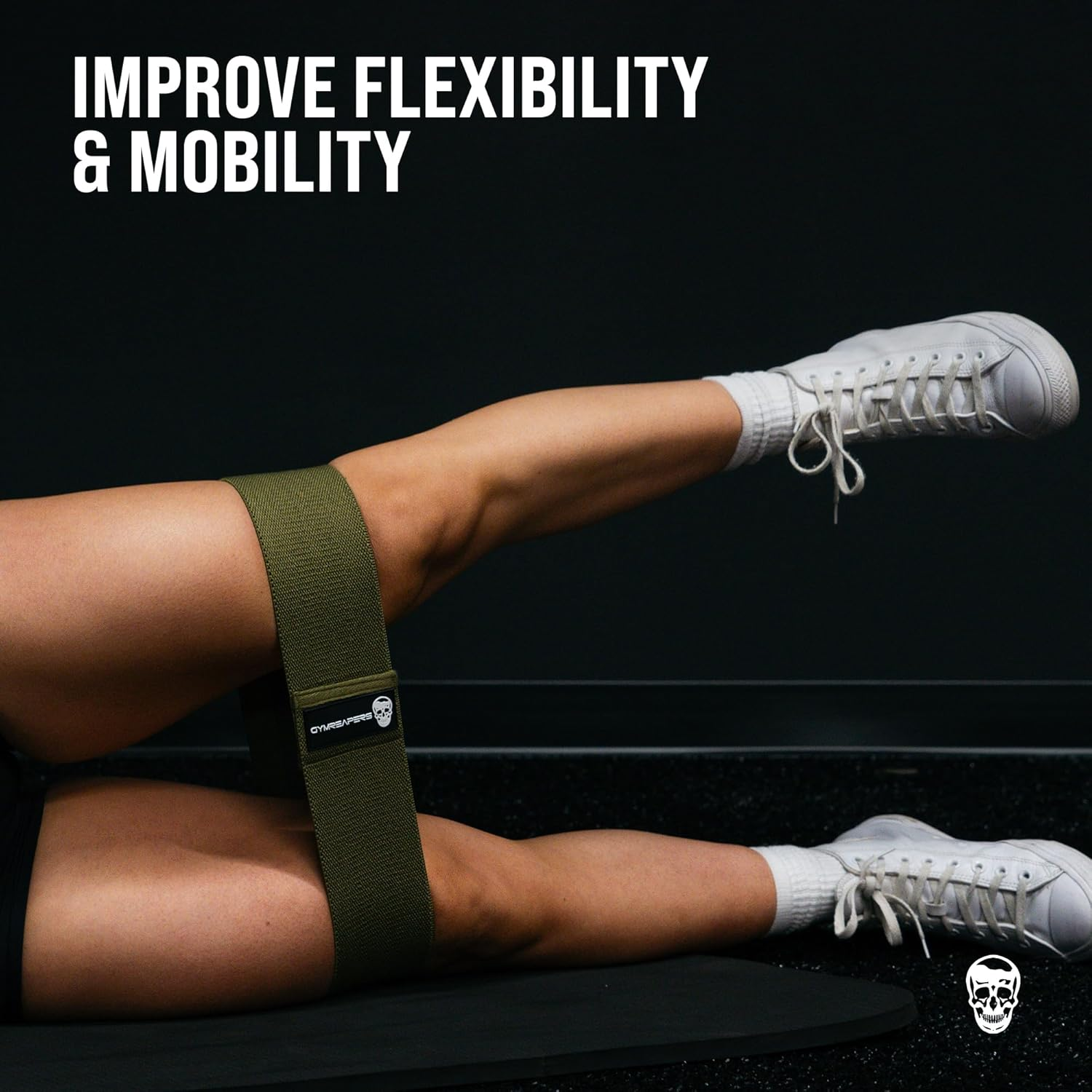 Hip Bands for Booty Workouts | Non Slip Fabric Band Set with 3 Levels - Resistance Bands for Legs & Hip - for Men & Women image number 1