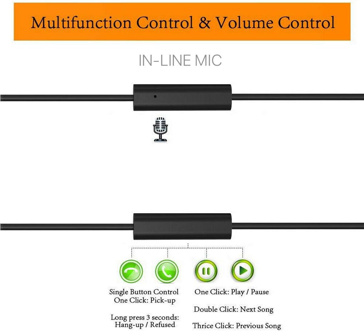 Sleep Earphone Anti-Noise In-Ear Ultra-Soft Headphones Earbuds Headset Phones for Sleeping Travel Relaxation (Black) image number 1