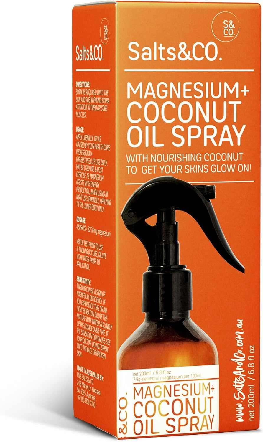 Salts & Co. Magnesium and Coconut Oil Spray 200 Ml image number 2