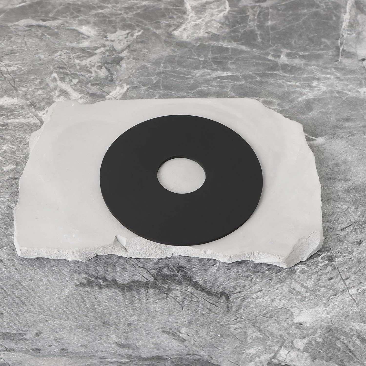 Ecsing 4Pcs Water Tank Sealing Gasket Embedded Water Tank Sealing Rubber Ring Compatible with Ideal Standard Cistern 74X22X2Mm Black image number 4