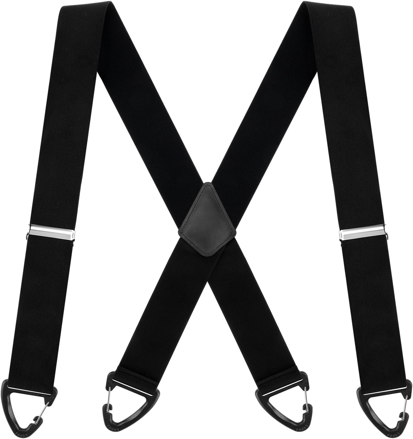 Chicingyou 2 Inches Wide Men'S Heavy Duty Suspender Hidden Work X Back Tool Adjustable Suspenders with Clips for Men under Clothes Shirt Jeans Pants image number 1