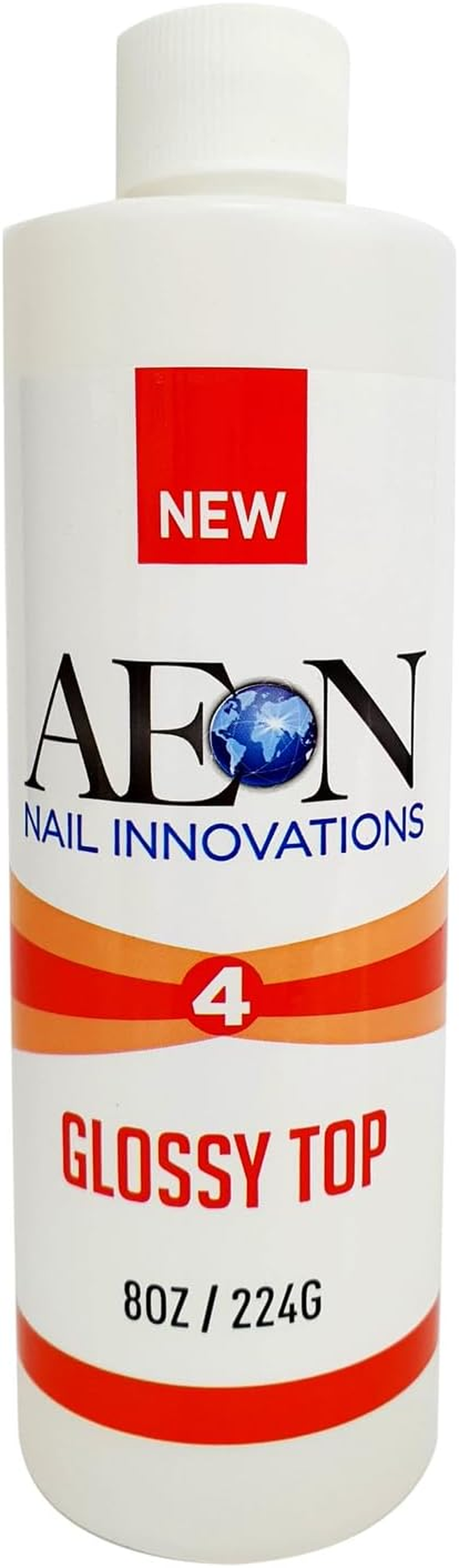 Aeon - Nail Dip Dipping Liquid #4 Glossy Top Refill 8Oz