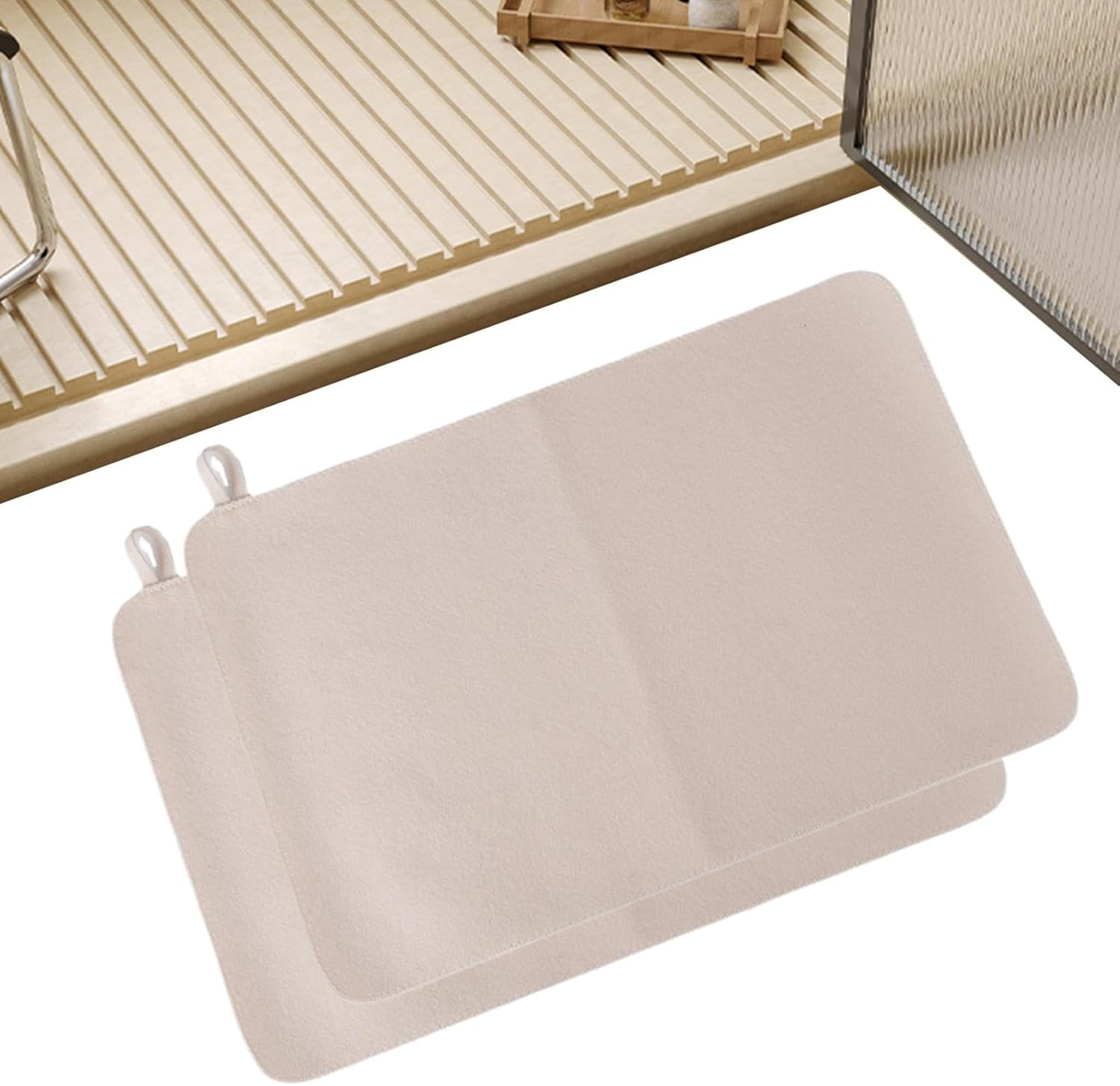 Sauna Floor Mat | 2X Felt Sauna Seat Cover,Heat Insulation Mat, Bench Protector Pad, Water Absorbent for Sauna Bath Shower Room