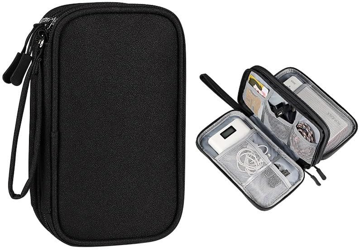 Electronic Organizer Travel Case,Charger Organizer,Cable Organizer Case,Hard Case,Tech Travel Organizer for Cord,Phone,Sd Card,Power Bank,Earphone,21" L X 12.5" W X 6" H image number 2