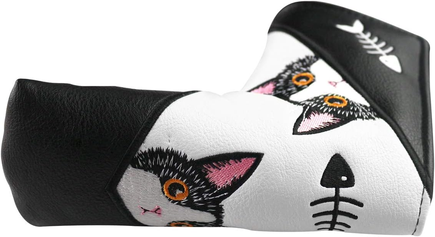 PINMEI Golf Blade Putter Cover Golf Putter Headcover Synthetic Leather Closure for Scotty Cameron Odyssey Blade Taylormade Ping image number 2