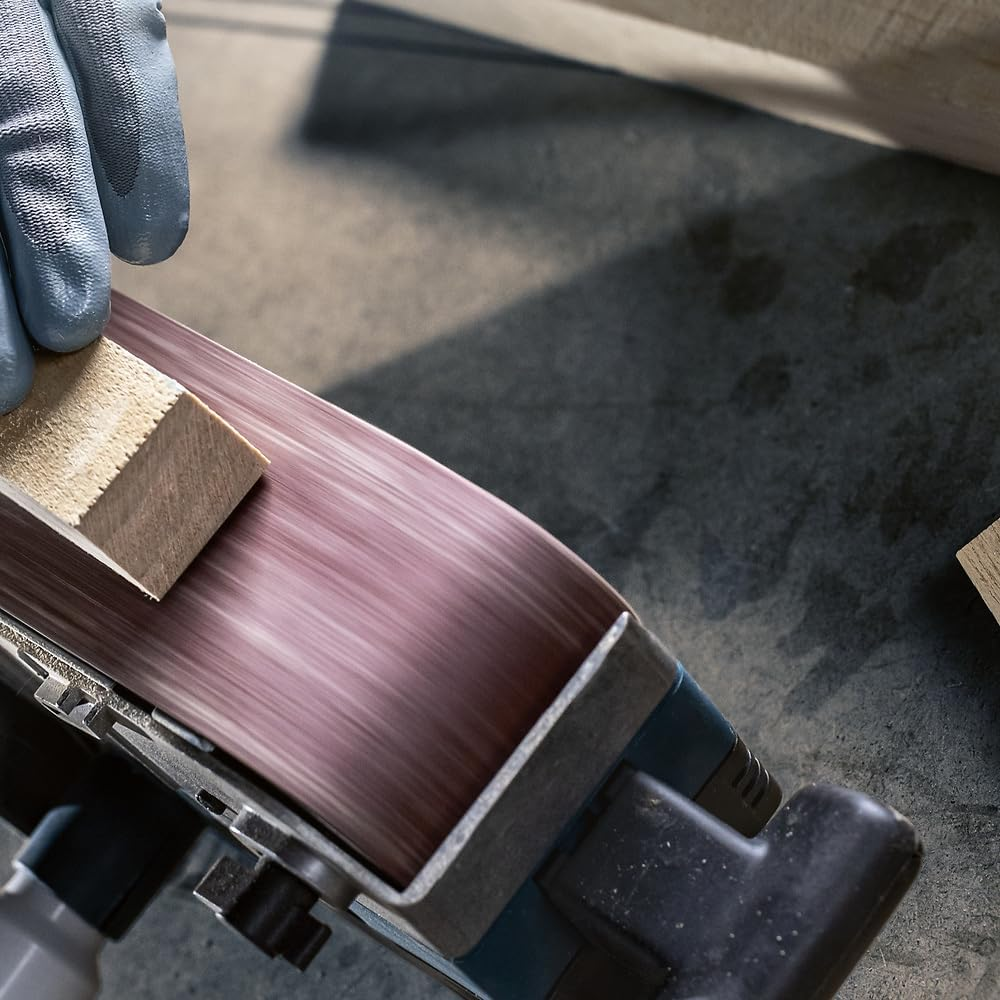 Bosch 3X PRO X440 Sanding Belt (For Paint on Wood, Hardwood, 75 X 610 Mm, Grit 80, Professional Accessory Belt Sander) image number 6