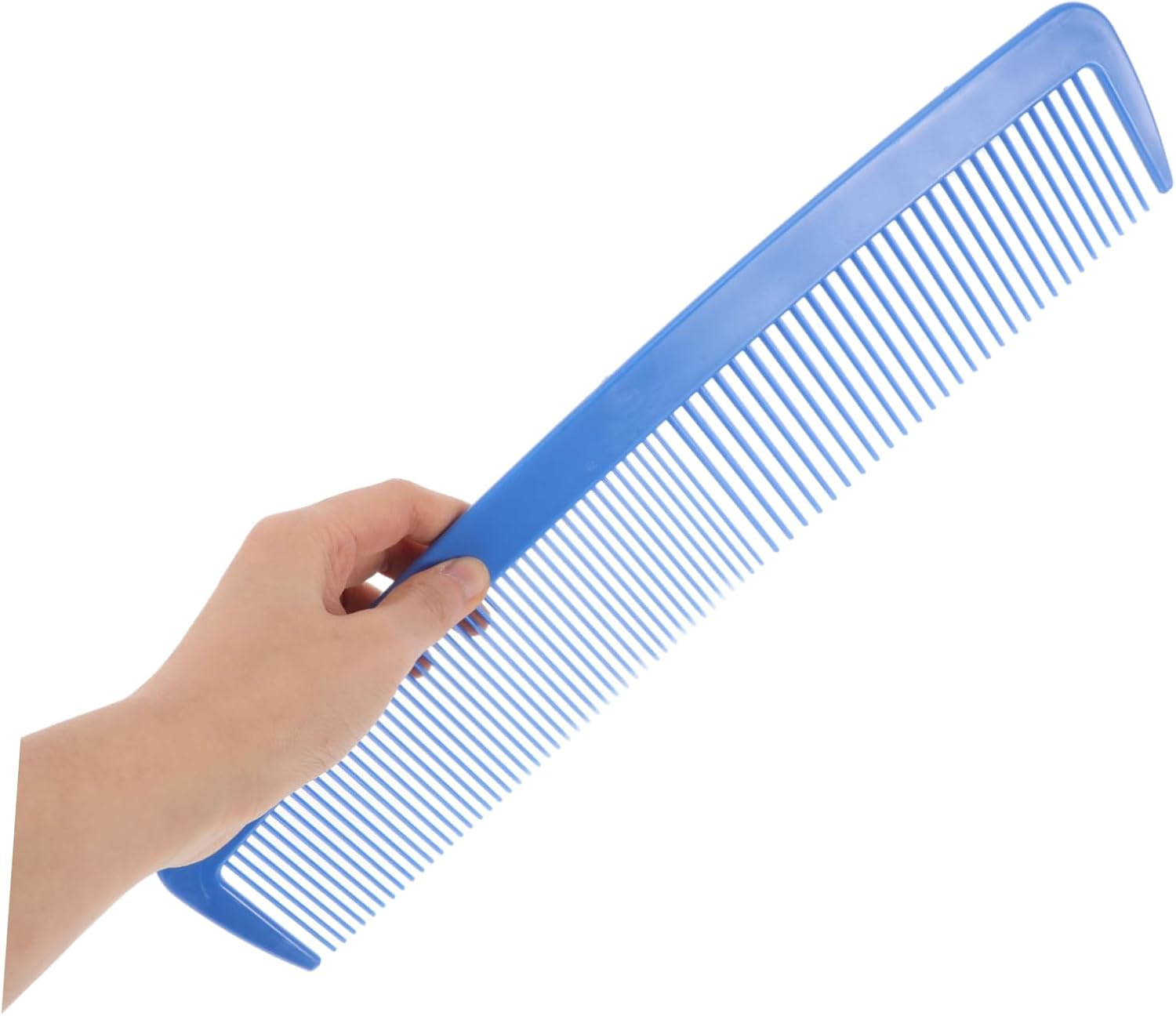 WOFASHPURET Giant Blue Plastic Hair Comb, Halloween Men Costume Accessory, Adults image number 1