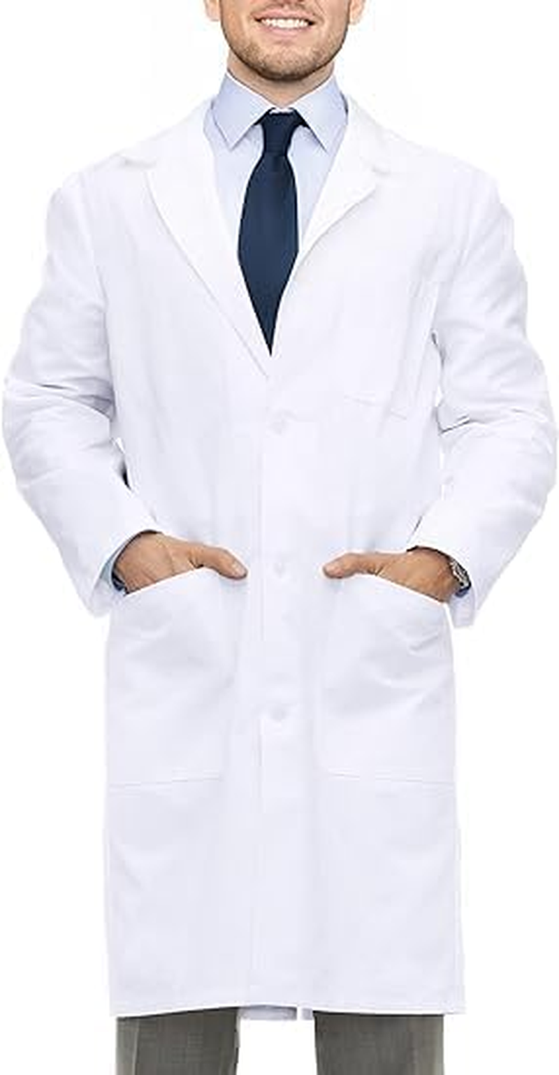 Men'S and Women'S Doctor Lab Coat - Long Sleeve, 3/4 Length Lightweight White Coat for Halloween, 175-185 Cm image number 5