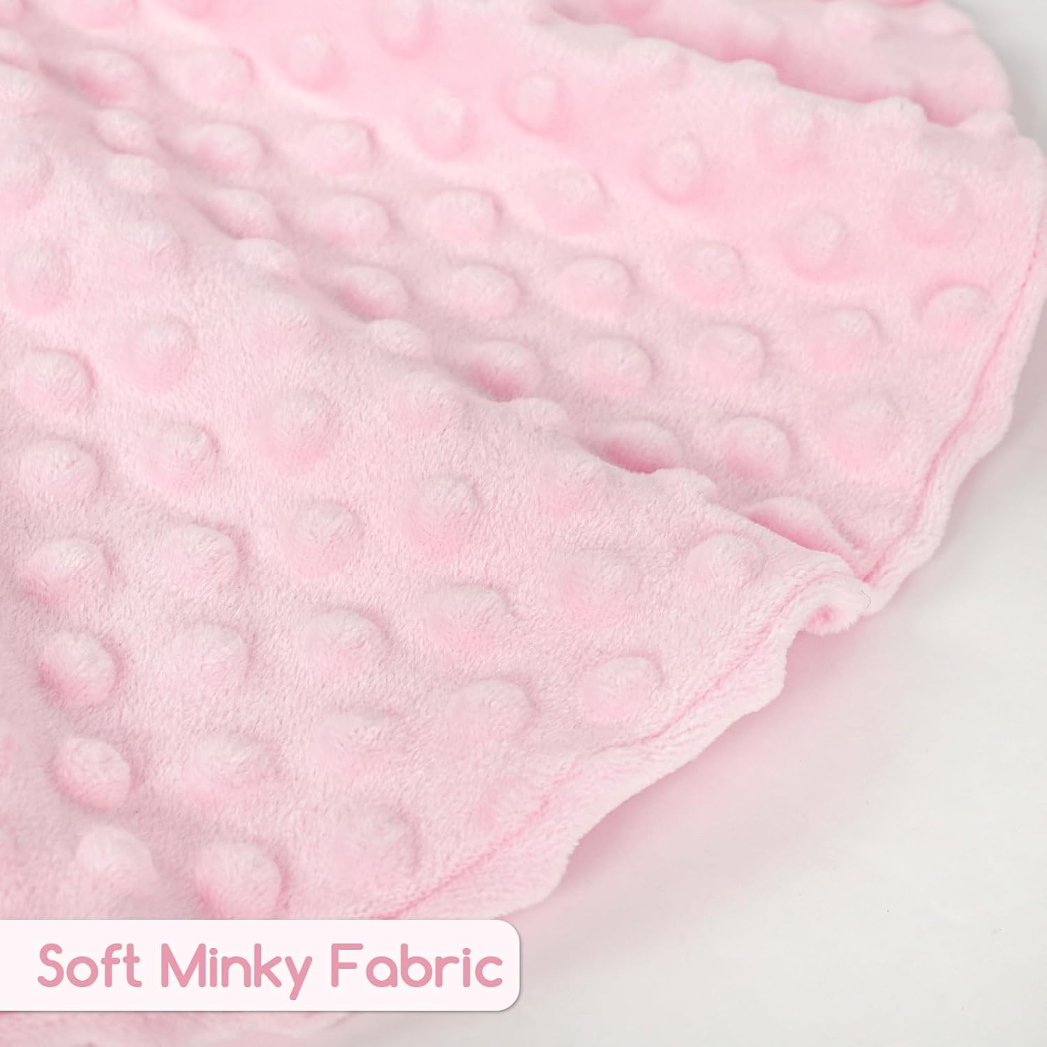 GFU Breastfeeding Pillow for Newborn with Dot Fabric Nursing Cover, Soft Comfortable Nursing Pillow for Breast Feeding and Bottle, Pink image number 5