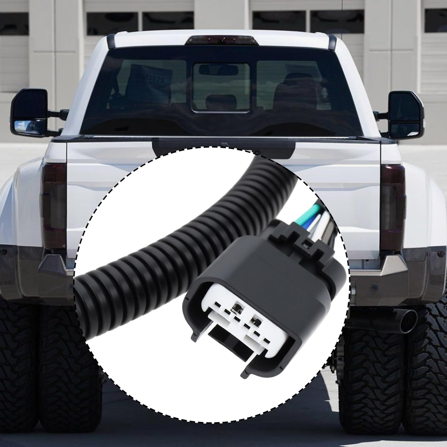 Emsea Car Tailgate Backup Camera Wiring Harness FC3Z-14A412-A Compatible with Ford F-250 F-350 F-450 F-550 image number 4