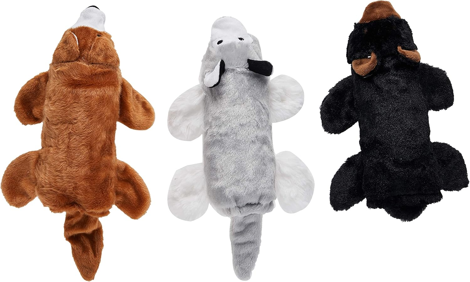 Max and Neo&trade; Fox Bear and Wolf Water Bottle Dog Toys - 3 Pack - We Donate a Toy to a Dog Rescue for Every Toy Sold (Fox Bear and Wolf)