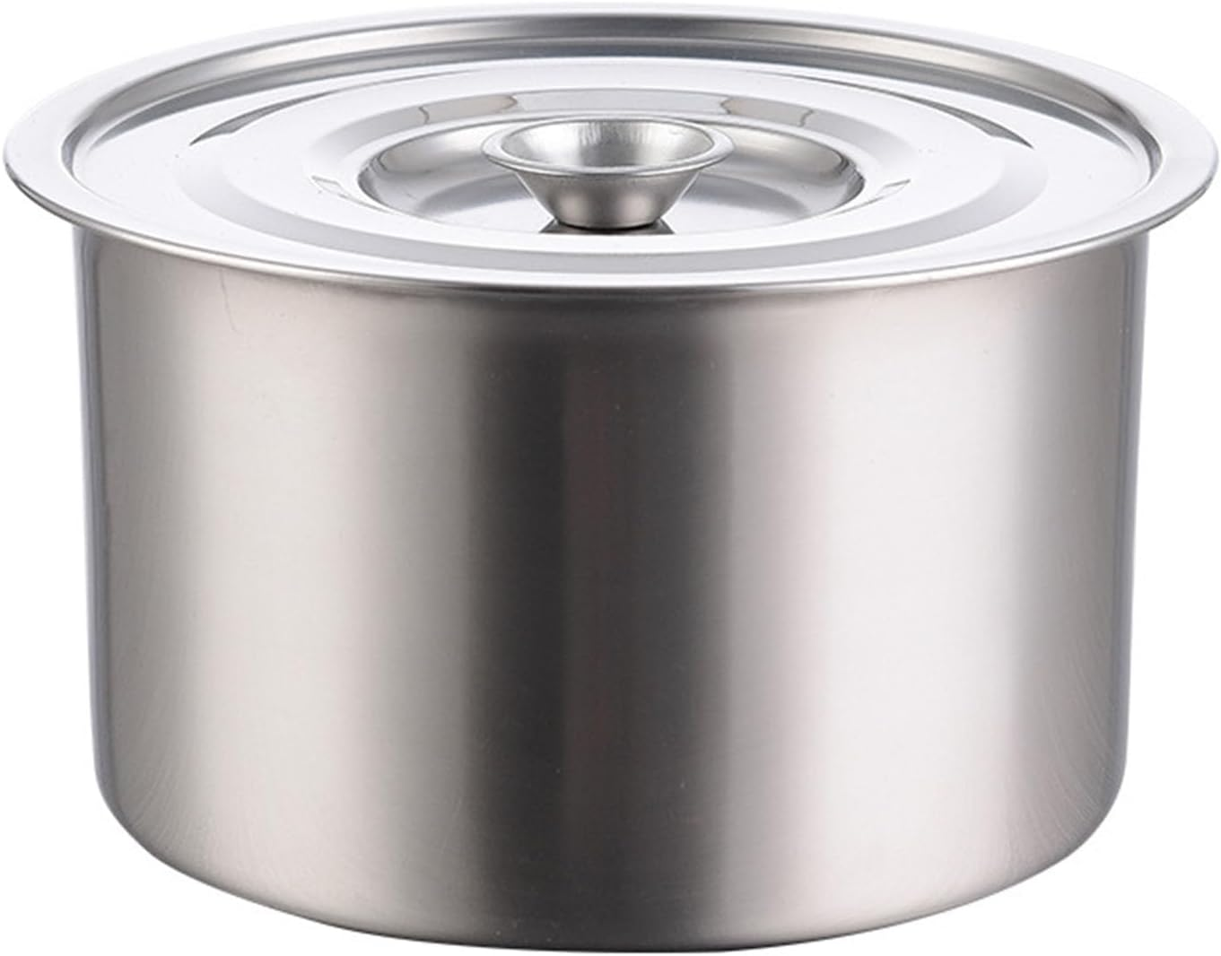 Stainless Steel Stockpot Multifunctional with Lid Soup Pot High Temperature Resistant for Seasoning Eggs (22Cm) image number 4