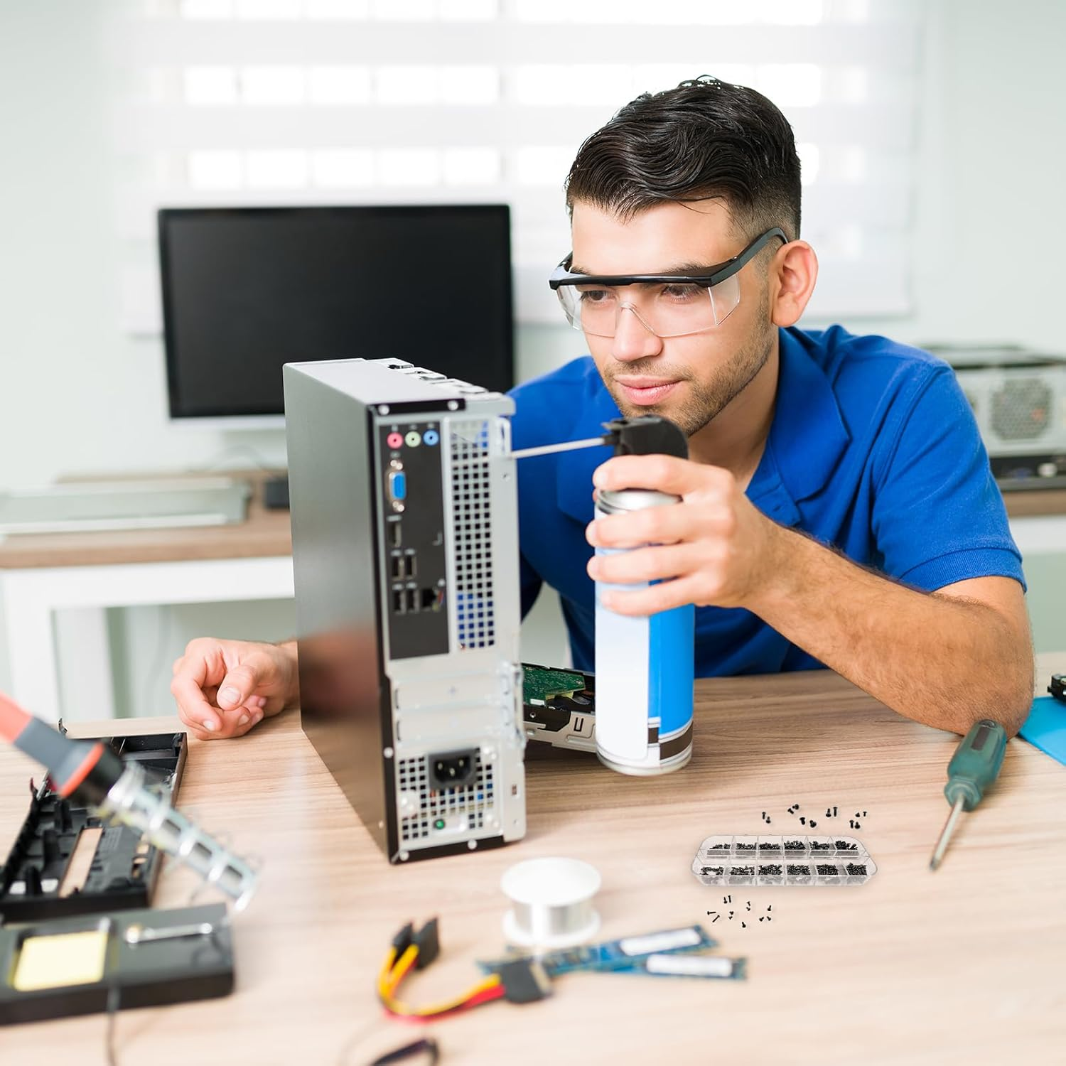 TEAONE Laptop Screw Set, 240 PCS M2 M2.5 M3 Replacement Screw Kit for Electronic Repair (12 Types) image number 3