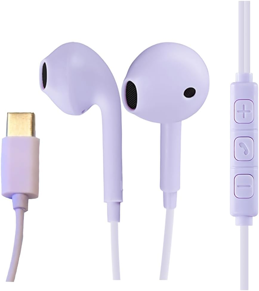 Access Fit Type-C Connected Earphones Ah-C88 Purple