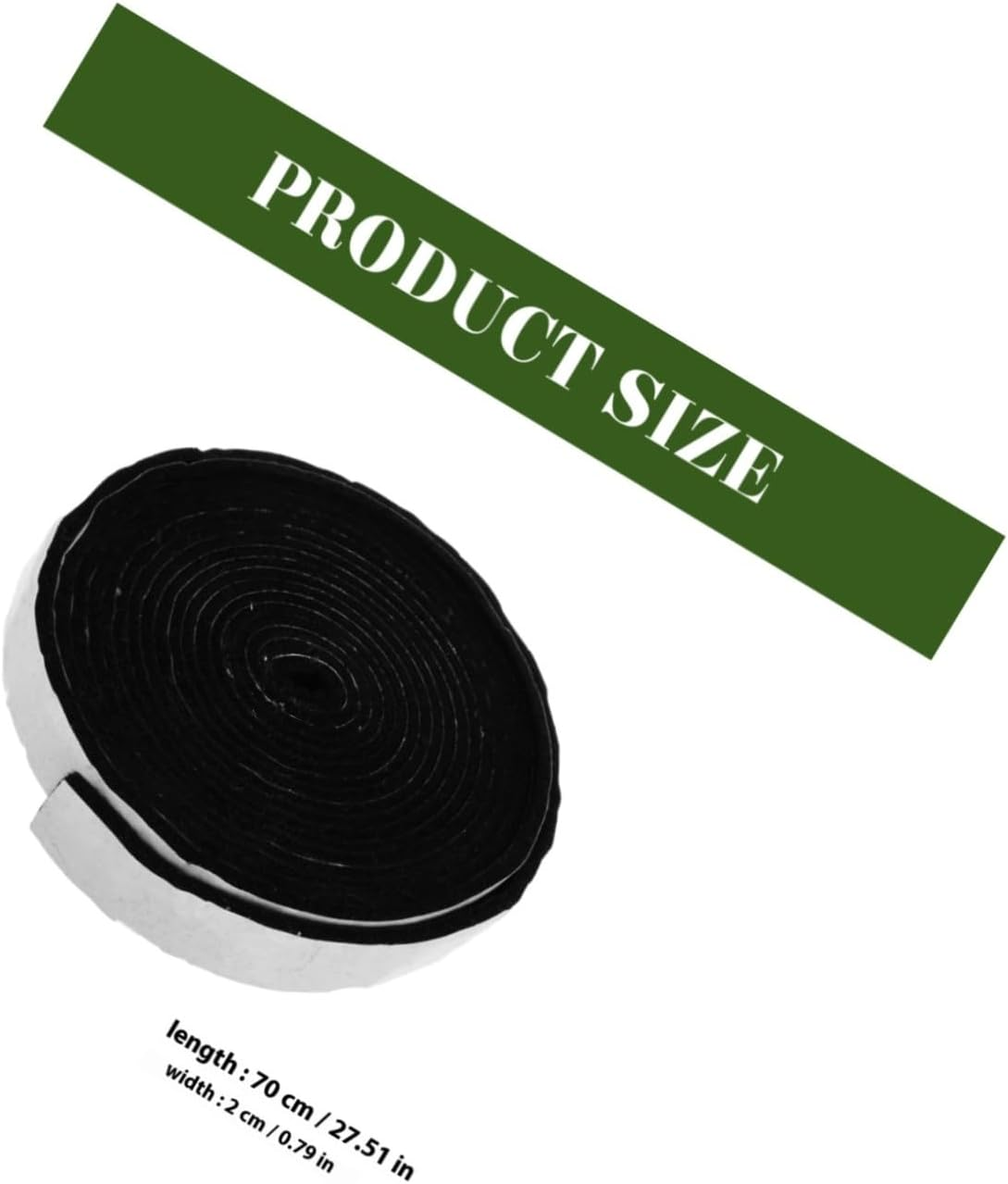 DECHOUS Black Adhesive Felt Grill Strip for Stove Burners High Temperature Insulation Gasket for BBQ Grills and Cooktops Self-Adhesive Protective Seal for Camping and Indoor Use image number 5