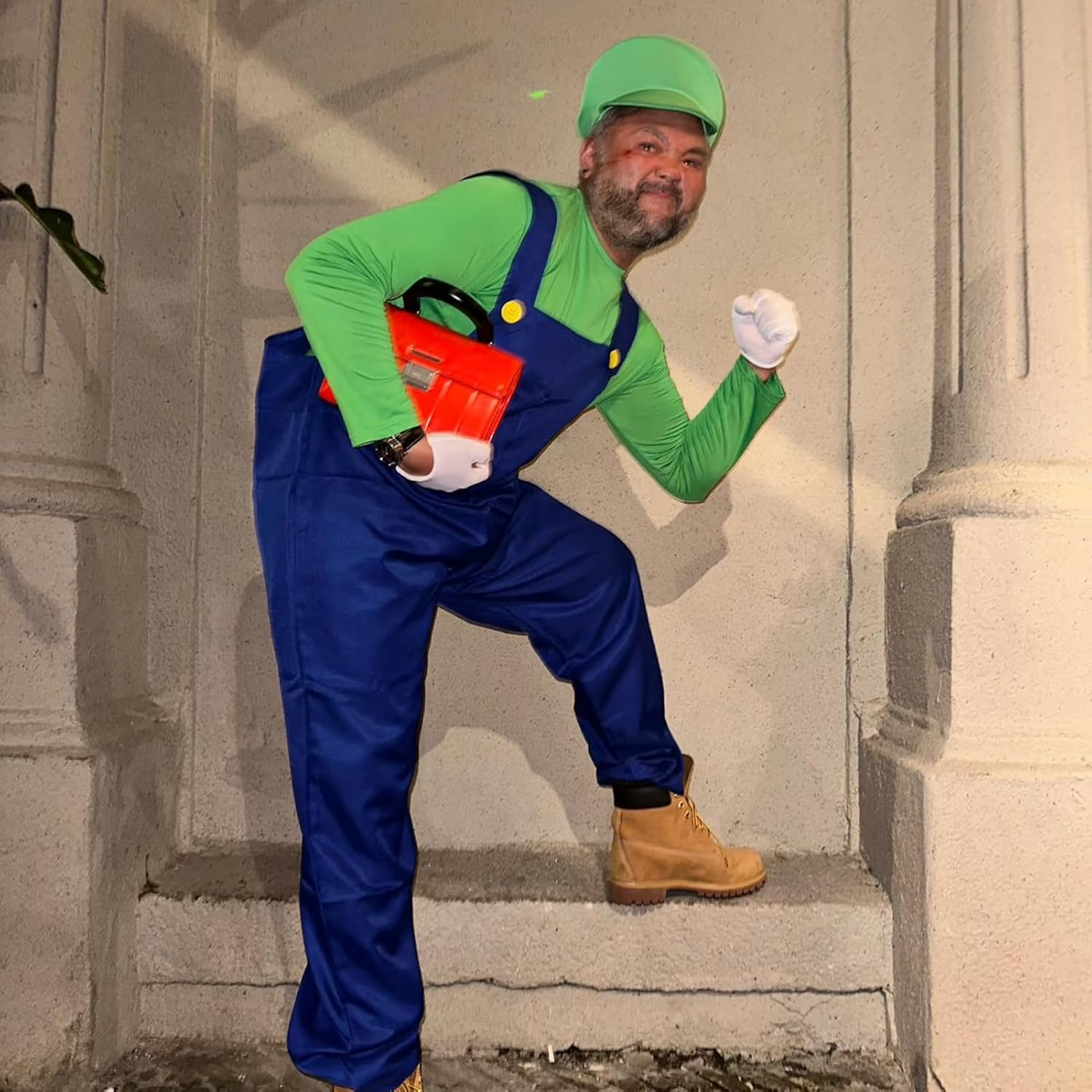 FCYQSD Costume Adults Set Halloween Birthday Party with Accessory image number 4