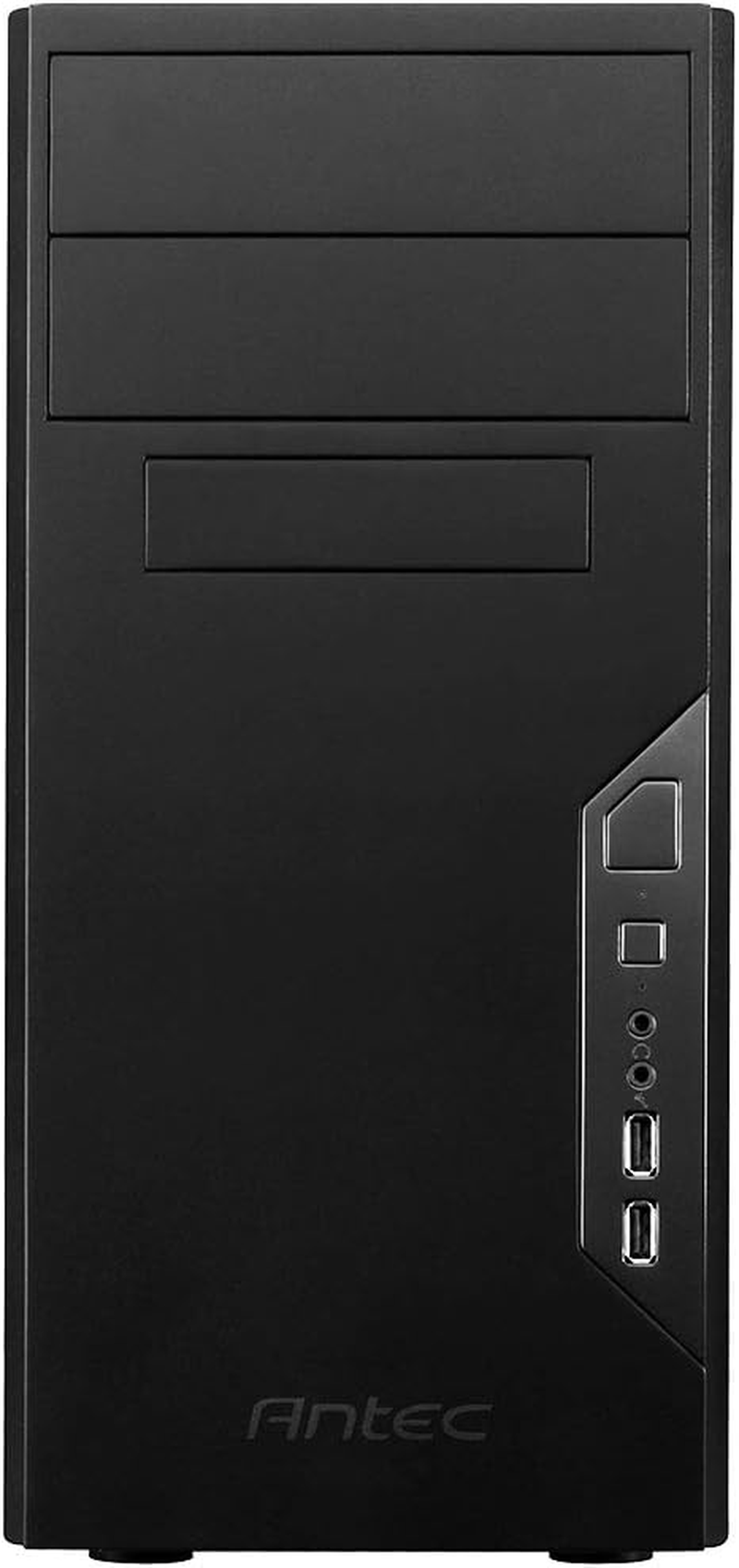 Antec VSK3000B-U3 Micro ATX Case, Black image number 2