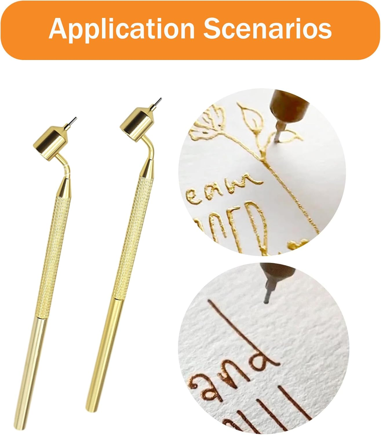 Set of 2 Fluid Writer Pens, Fine Line Paint Pen, Car Paint Repair, Paint Applicator Pen, Fine Line Painting Pen, Stone Chip Repair Kit, Paint for Cars, Crafts, Cabinets 0.5 Mm/0.7 Mm image number 2