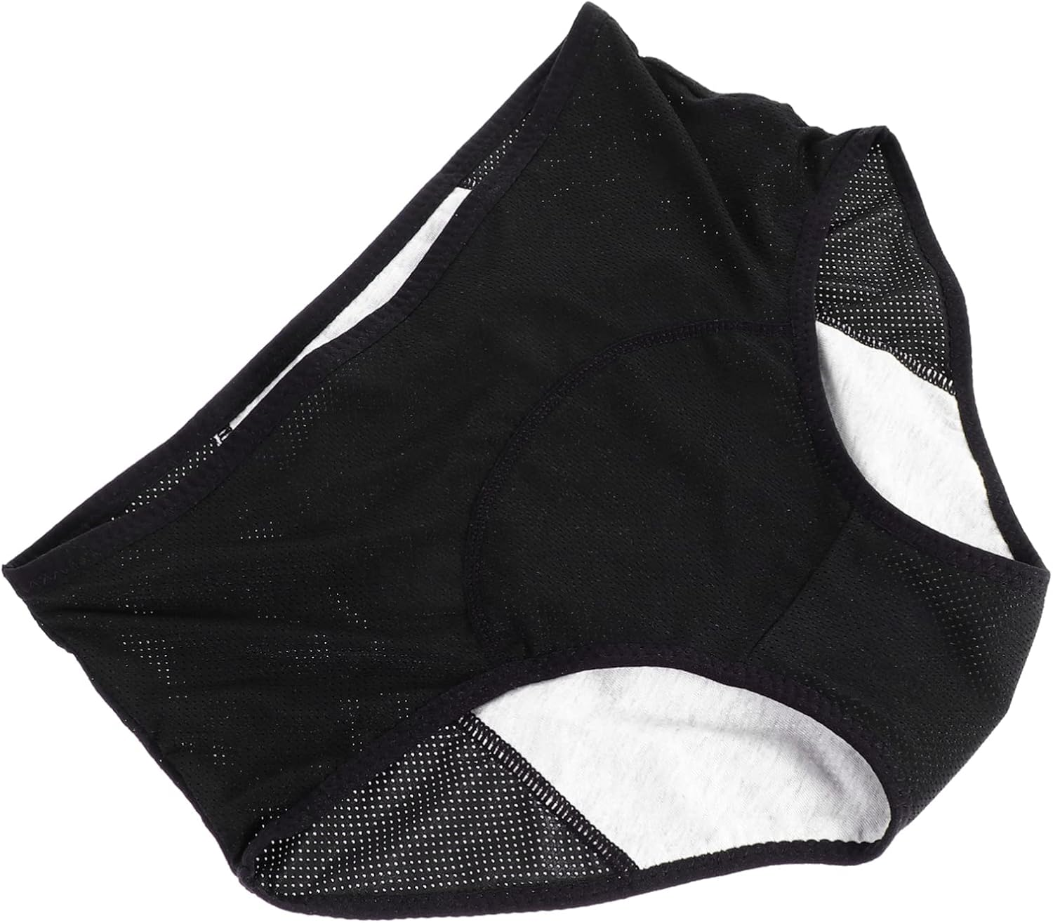 Women Underpants Menstruation Pants Comfortable Material Leakproof Briefs Black image number 3
