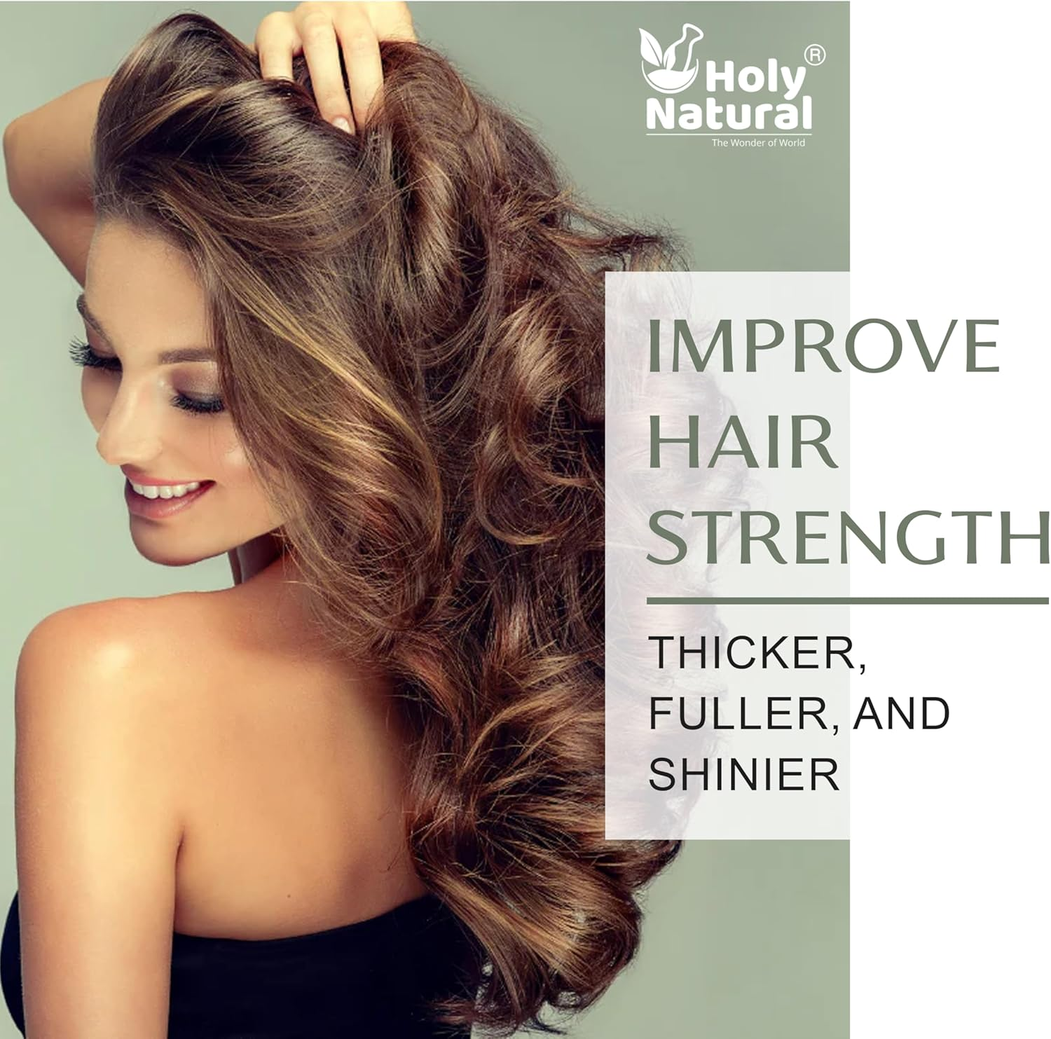 Holy Natural - the Wonder of World Organic Jamaican Black Castor Oil (1000Ml), Cold Pressed, USDA Certified, Traditional Roasted Castor Beans Smell, Chemical Free, Best for Skin and Hair image number 3