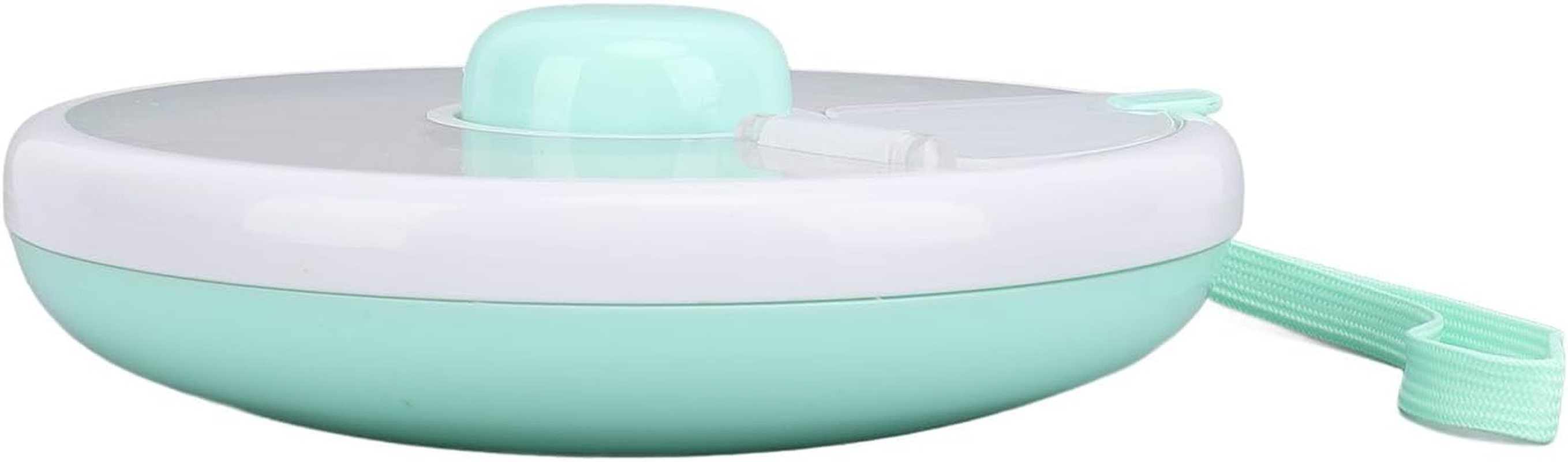 Rotating Kids Food Box, 360&deg; Rotating Snack Bundle, Reusable Snack Container with 5 Compartment Dispenser and Lid, No Spill, Leakproof, Dishwasher Safe, for Home, Travel (Green)