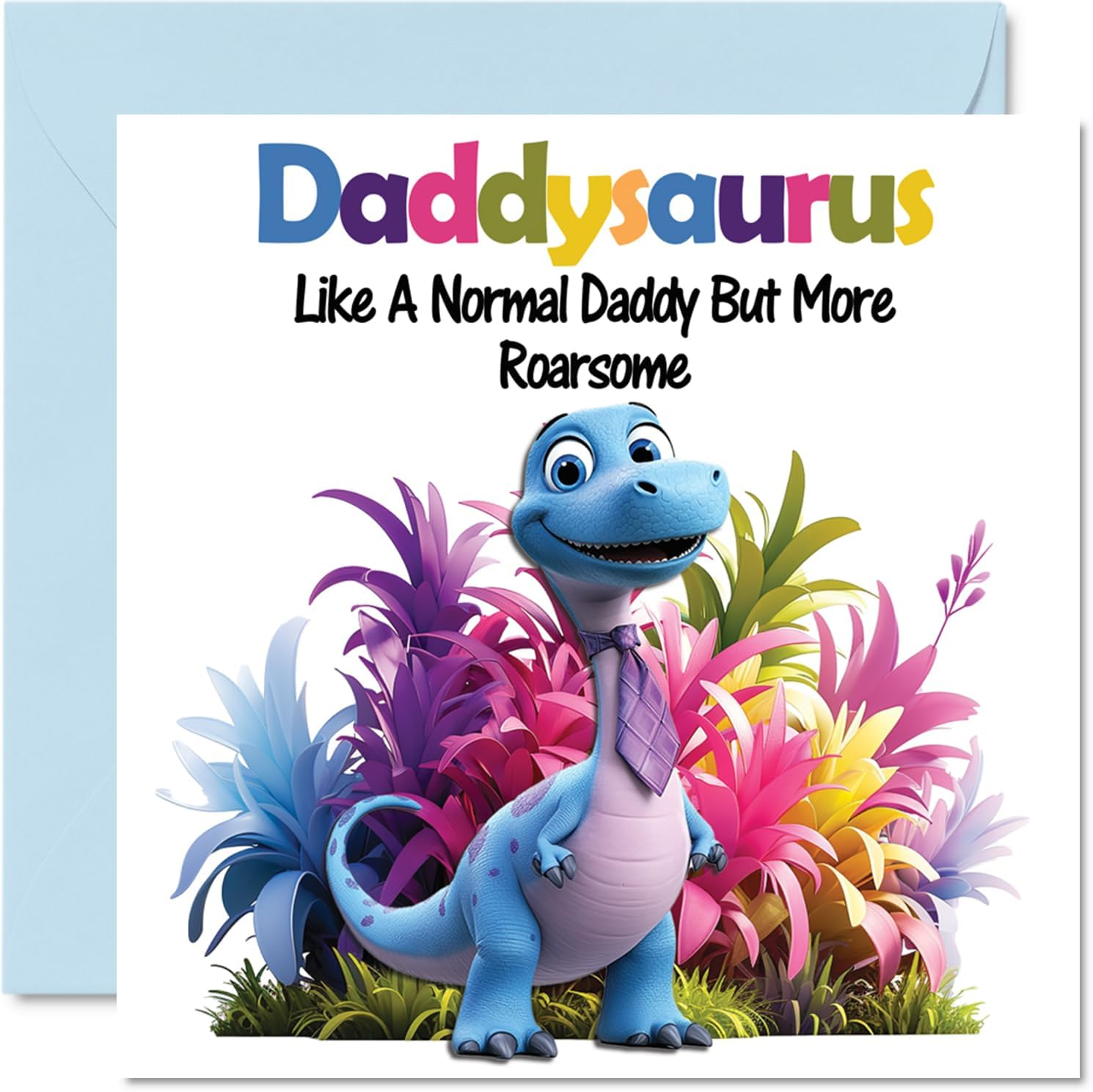 Granny Birthday Card - Roarsome Grannysaurus - Happy Birthday Card for Granny Gran from Grandson Granddaughter, 145Mm X 145Mm Dinosaur Bday Greeting Cards