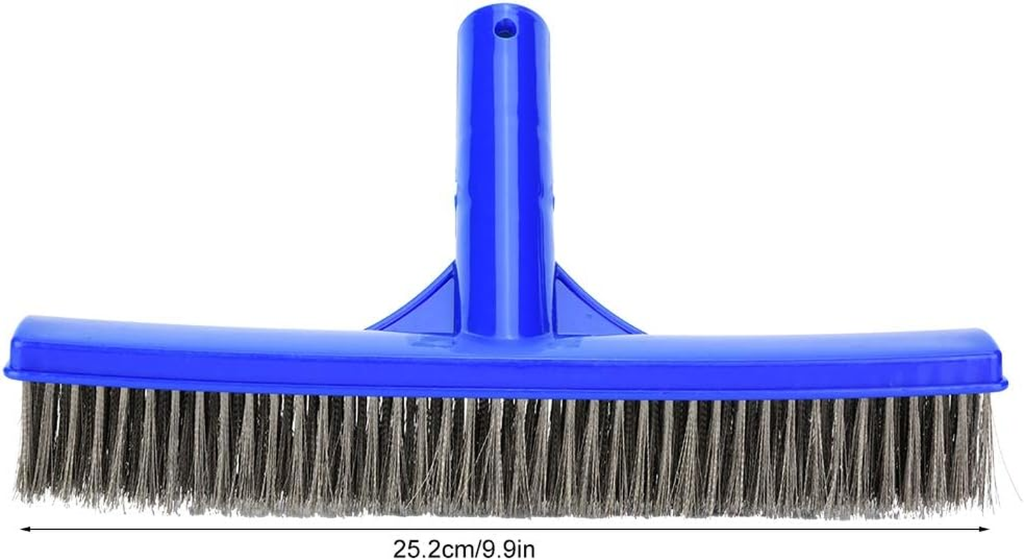 Pool Brush, Swimming Pool Wall Brush with High Density Steel Wire Bristles and 45 Degree Angled Handle for Effective Dirt Removal in Spa Pond Cleaning image number 3