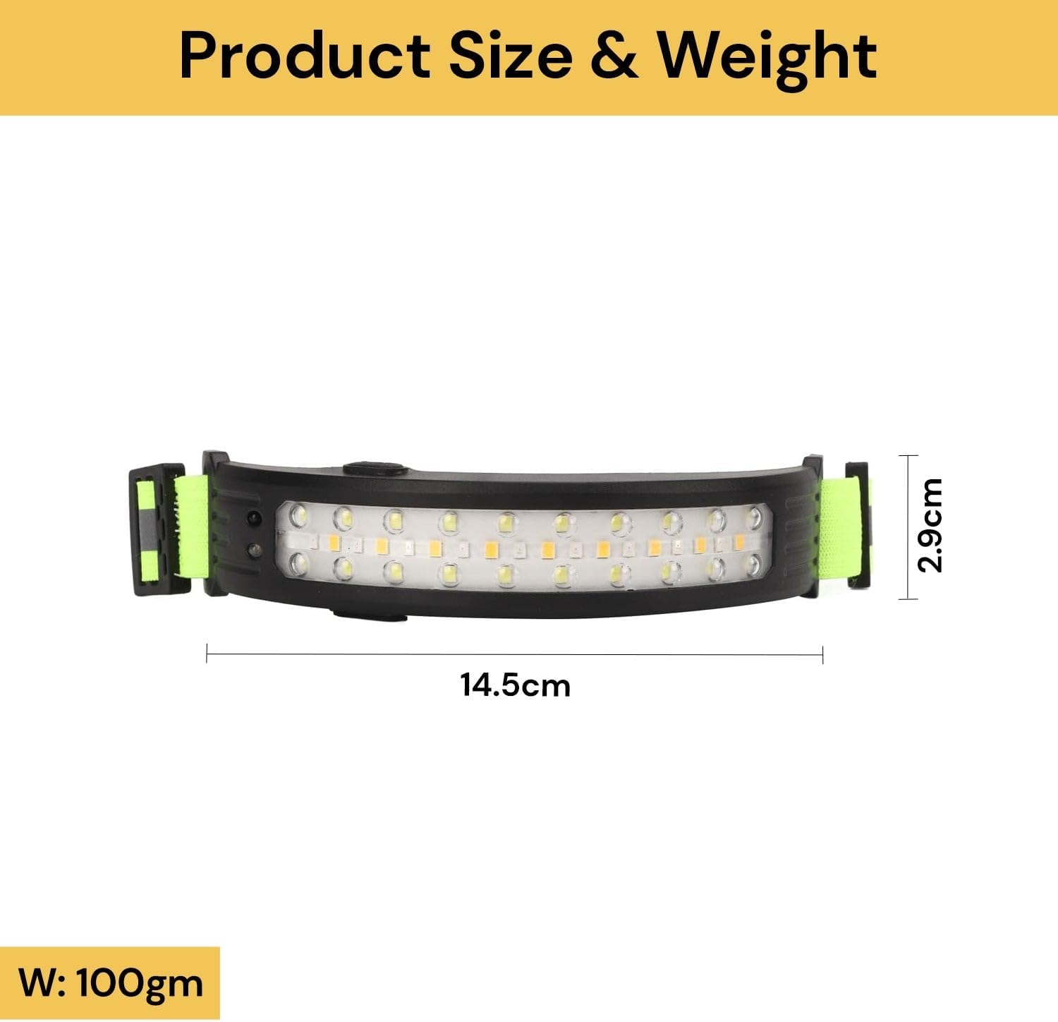 EZONEDEAL Waterproof COB LED Motion Sensor Head Torch USB Rechargeable Headlamp,Led Headlamp Rechargeable,Headlamp Flashlight,Lightweight Head Lamp for Camping, Running, Hiking image number 2
