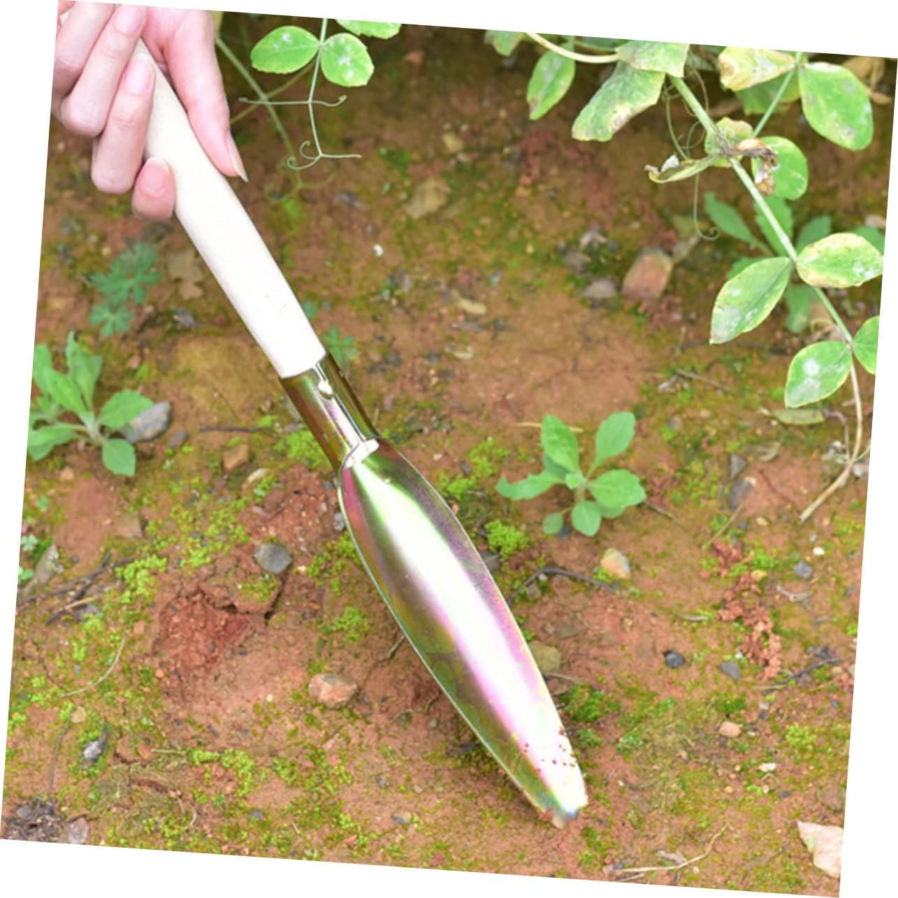 MERRYHAPY 2Pcs Garden Shovel Small Gardening Tools Hand Planting Shovel for Planting and Digging image number 5