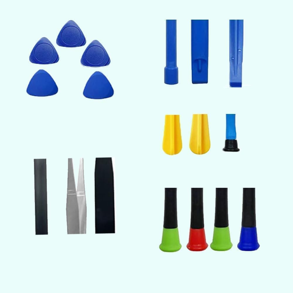 Electronics Repair Tool Kit, 22 Pcs Phone Disassembly Tools,Precision Screwdriver Set, Opening Pry Tool Repair Kit, Reusable Removal Repair Opening Tool Kit image number 4