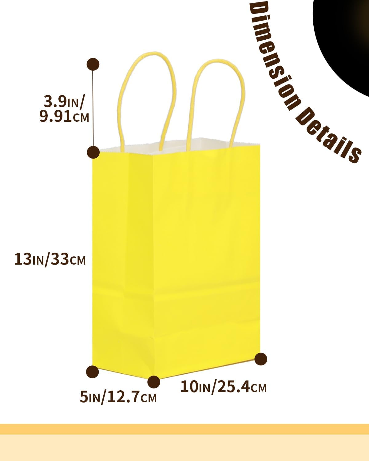 Qiqee 32-Packs Paper Bags with Handles Bulk 33X25X13Cm Large Gift Bags 16 Different Senior Color Bags Multiple Uses（13X10X5Inch,Large Size） image number 5