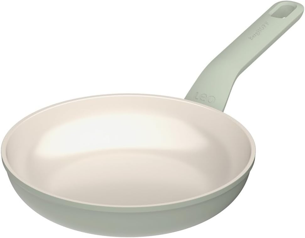 Berghoff Leo Balance Ceramic Frying Pan, 24 Cm / 1.7 Litre, Sage, Induction, 100% Sustainable and Healthy Ceramic Ceragreen Non-Stick Coating, Pfas-Free image number 6