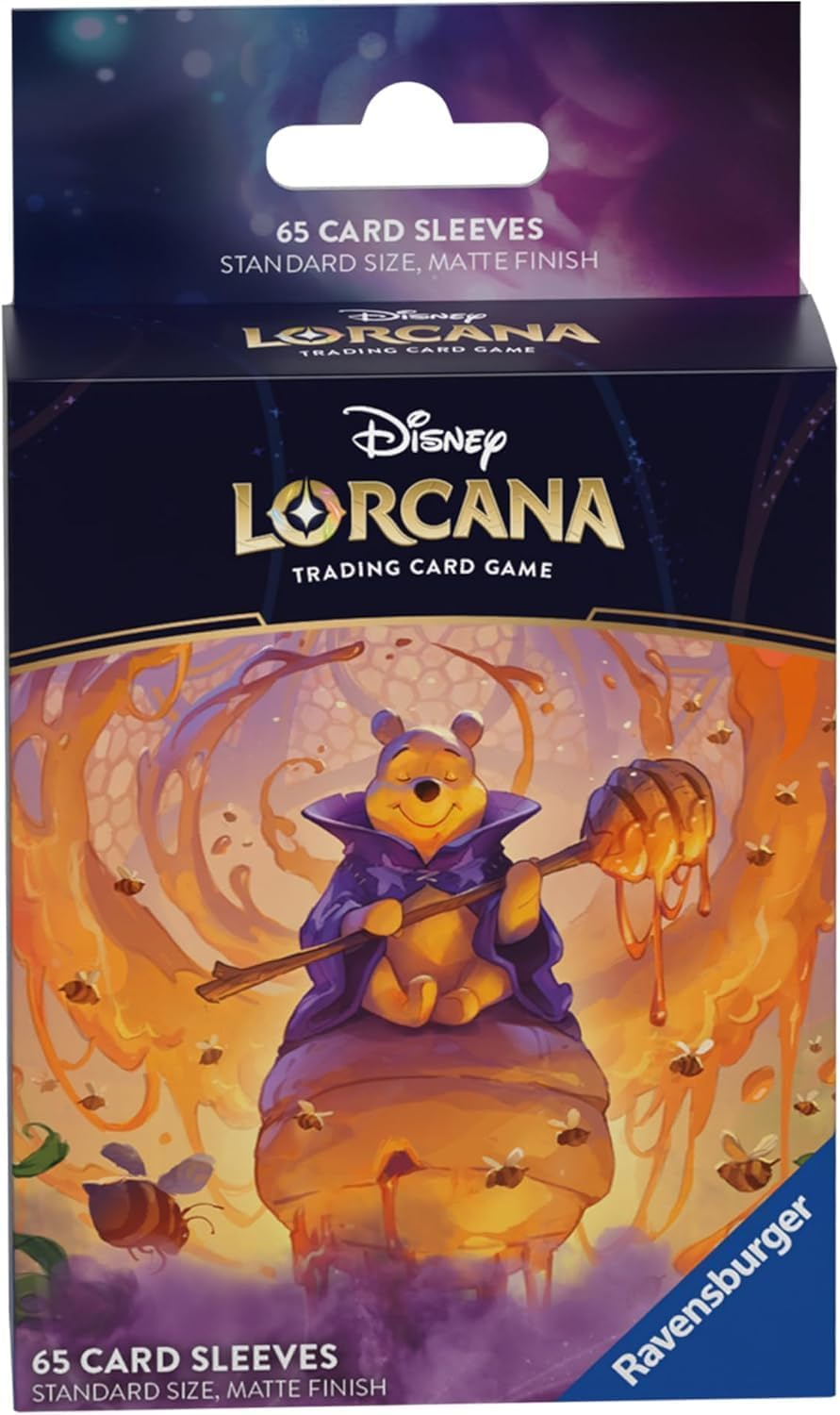 Disney Lorcana TCG S6 Azurite Sea Winnie the Pooh - Hunny Wizard Sleeves image number 3
