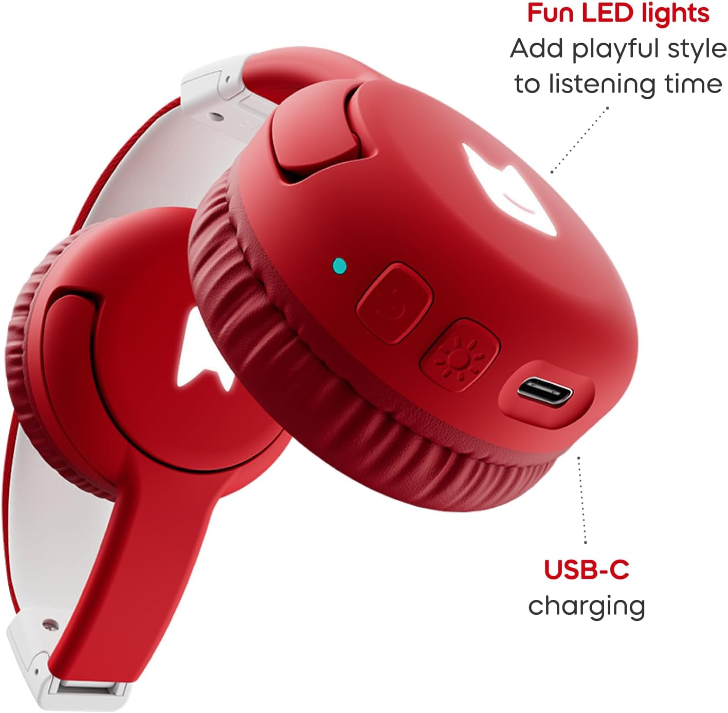 Tonies Toniebox 2 Bluetooth Headphones: Sunset Red image number 6